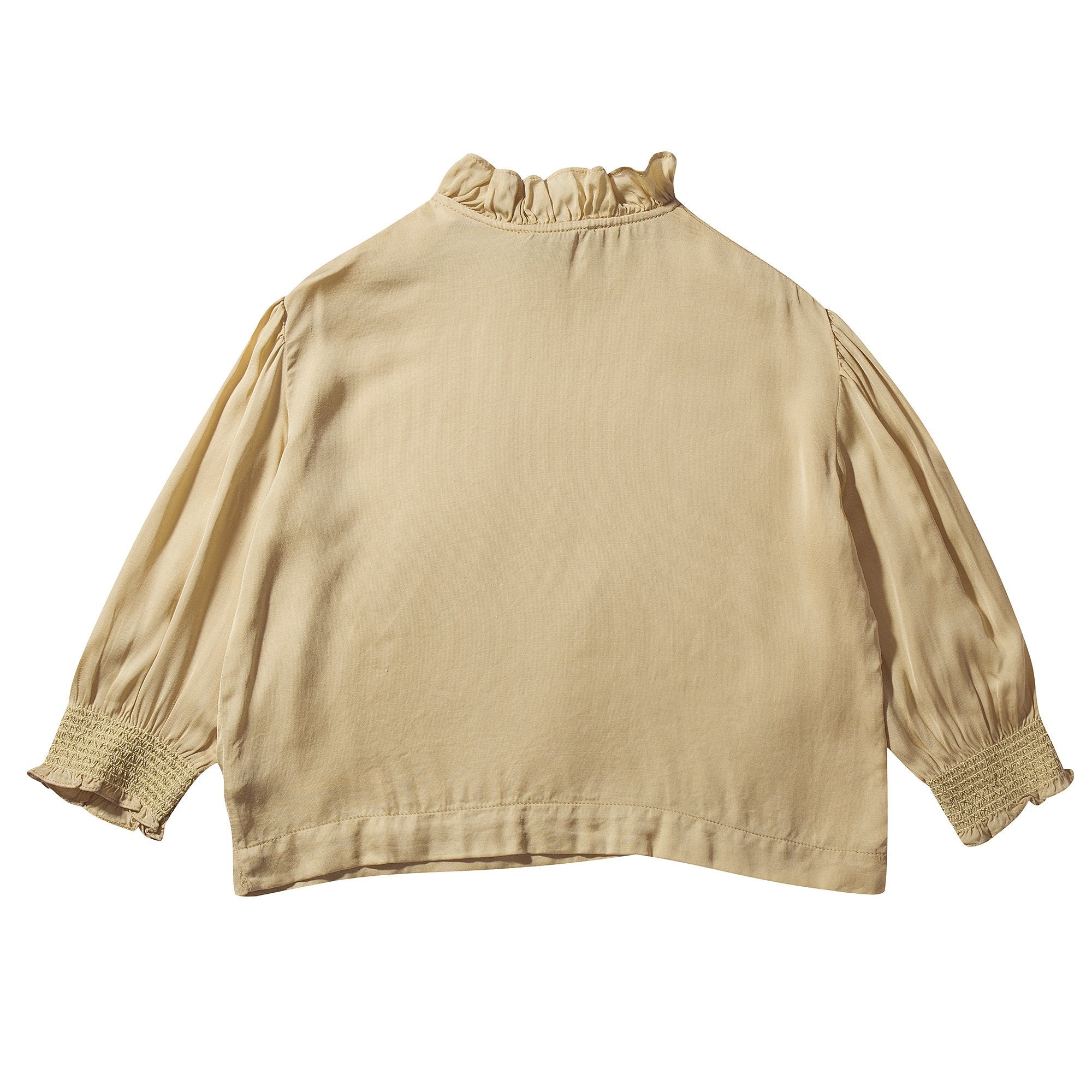 Girls Yellow Cotton Blouse