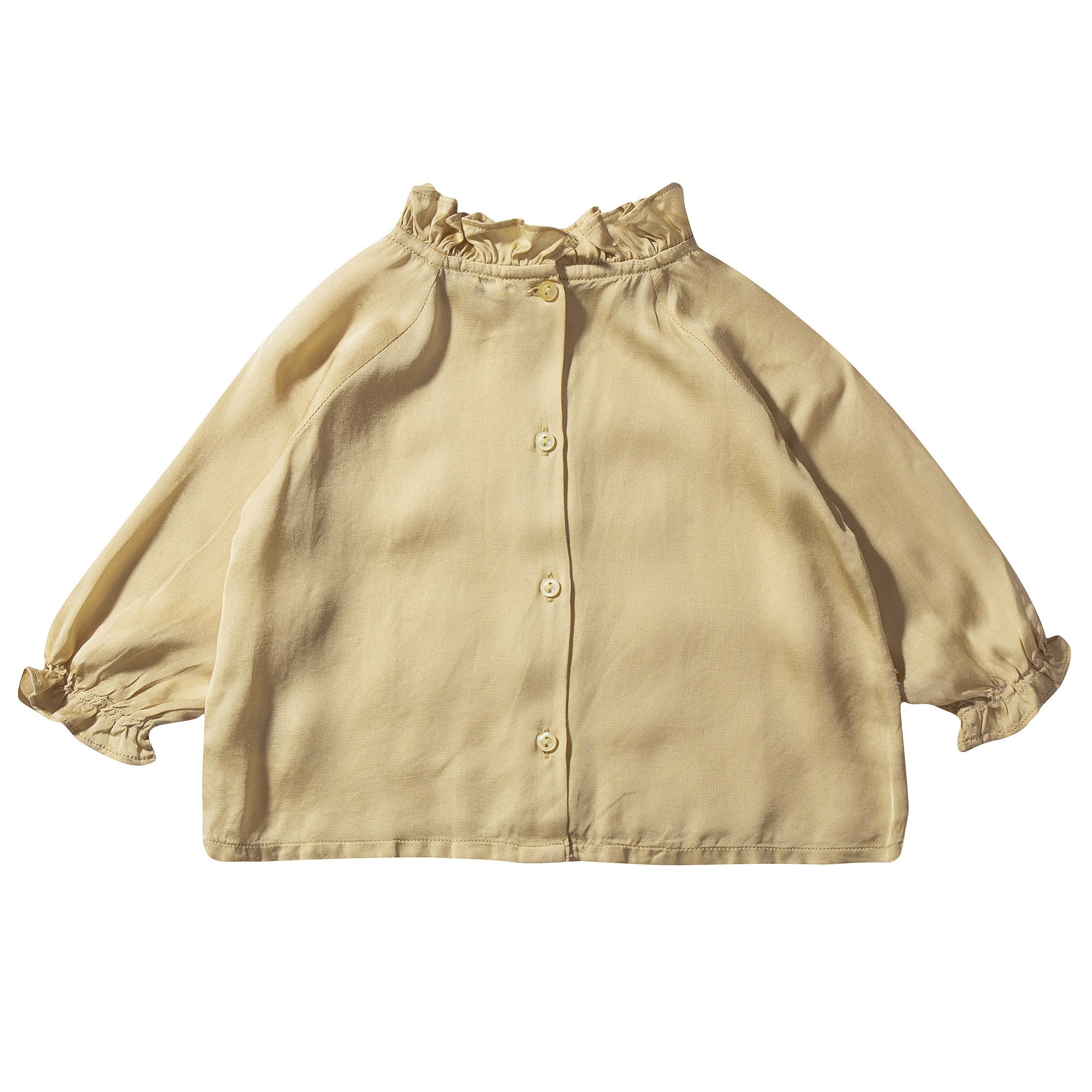 Baby Girls Yellow Cotton Blouse