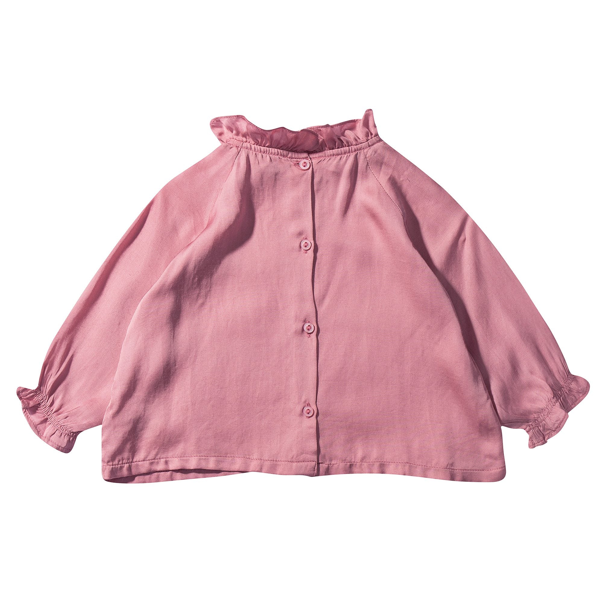 Baby Girls Pink Cotton Blouse