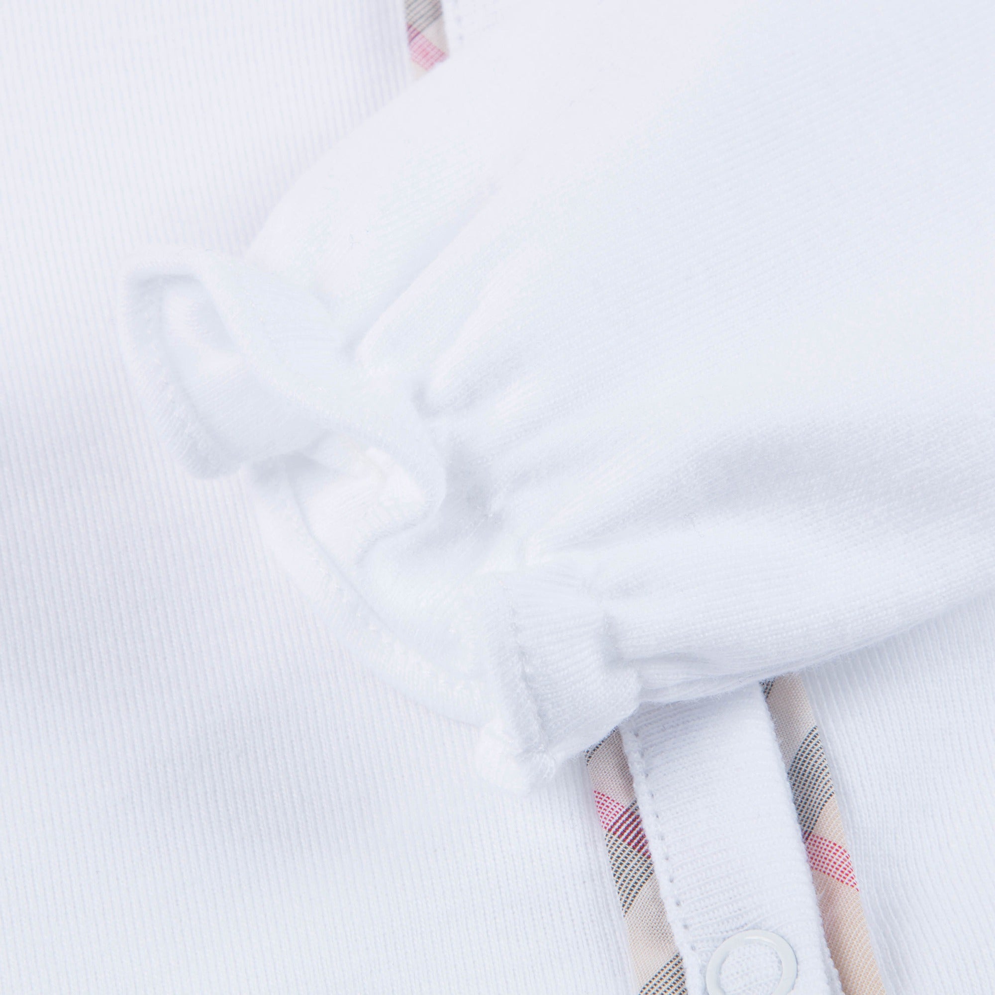 Baby White Cotton Babysuit Sets