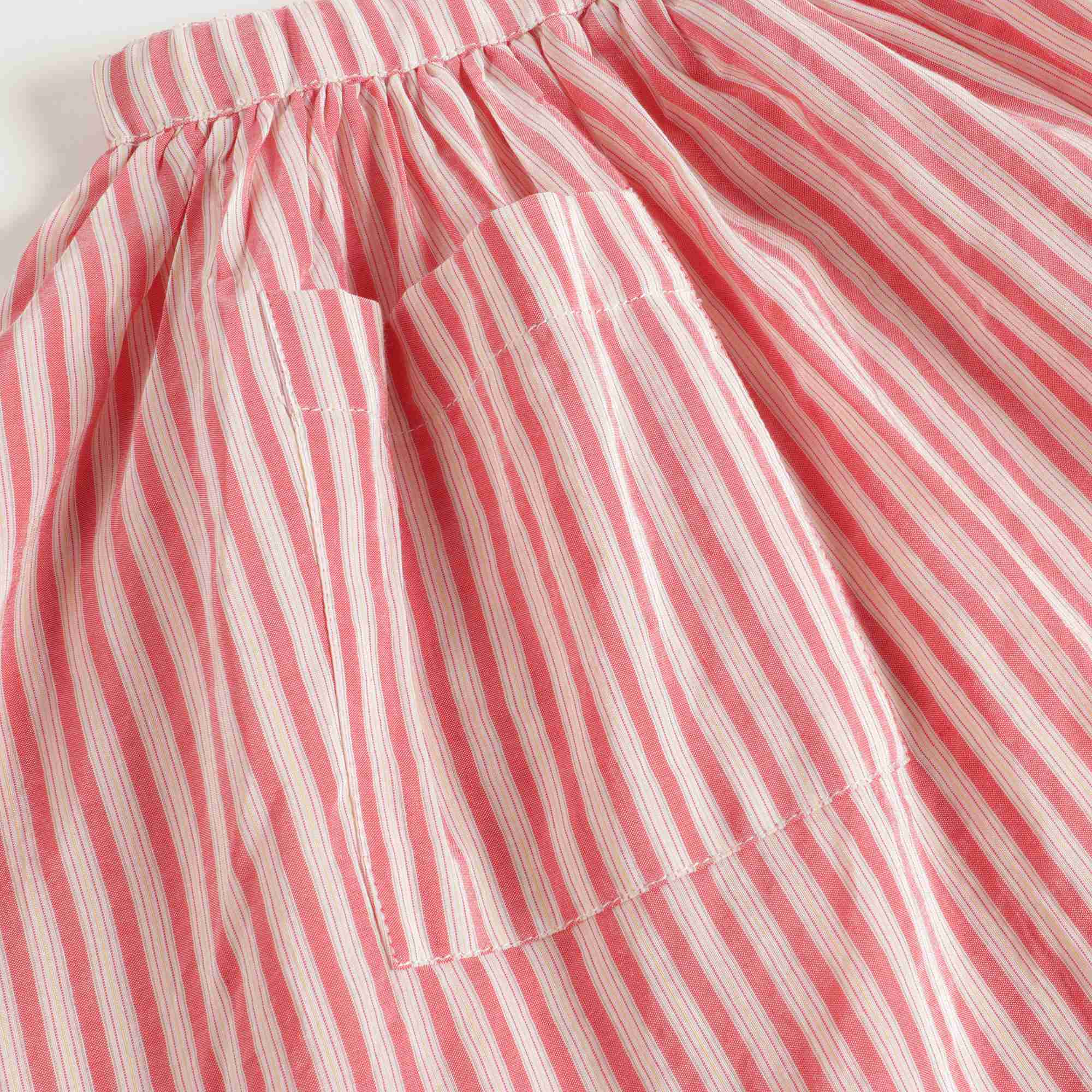 Girls Berry Stripe Skirt