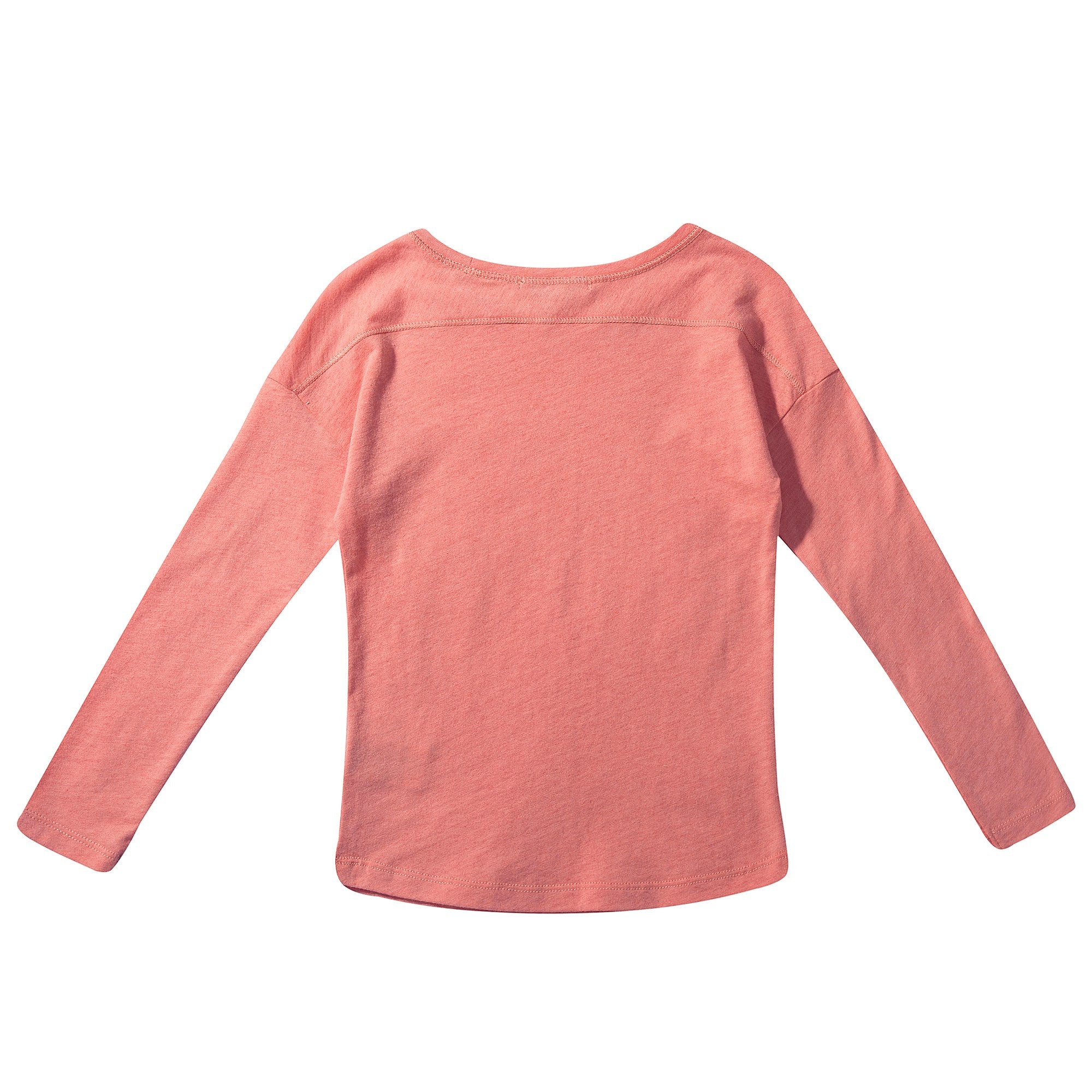 Girls Coral Pink Jersey Top