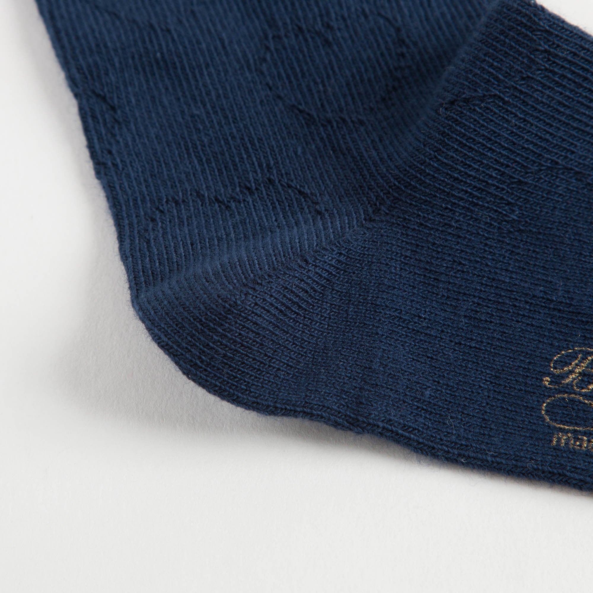Girls Navy Blue Cotton Socks