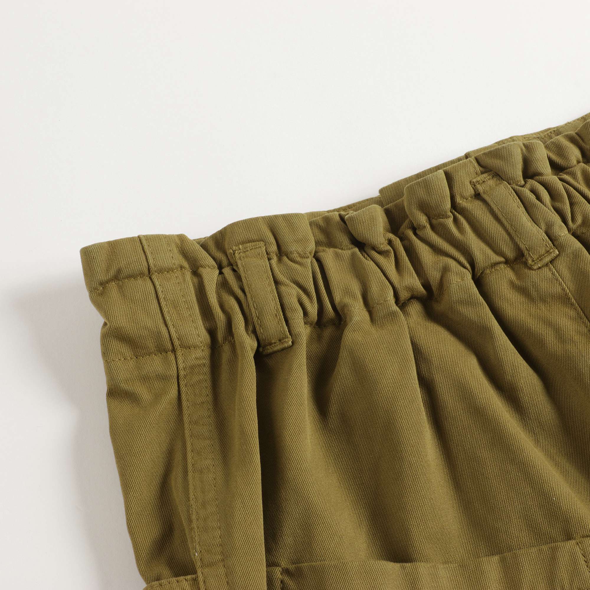 Girls Green Cotton Trousers