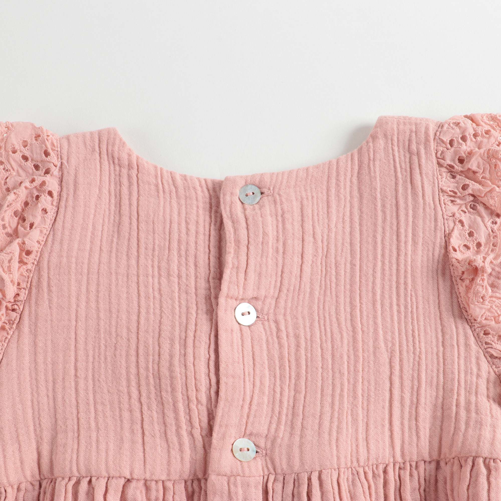 Girls Pink Cotton Dress
