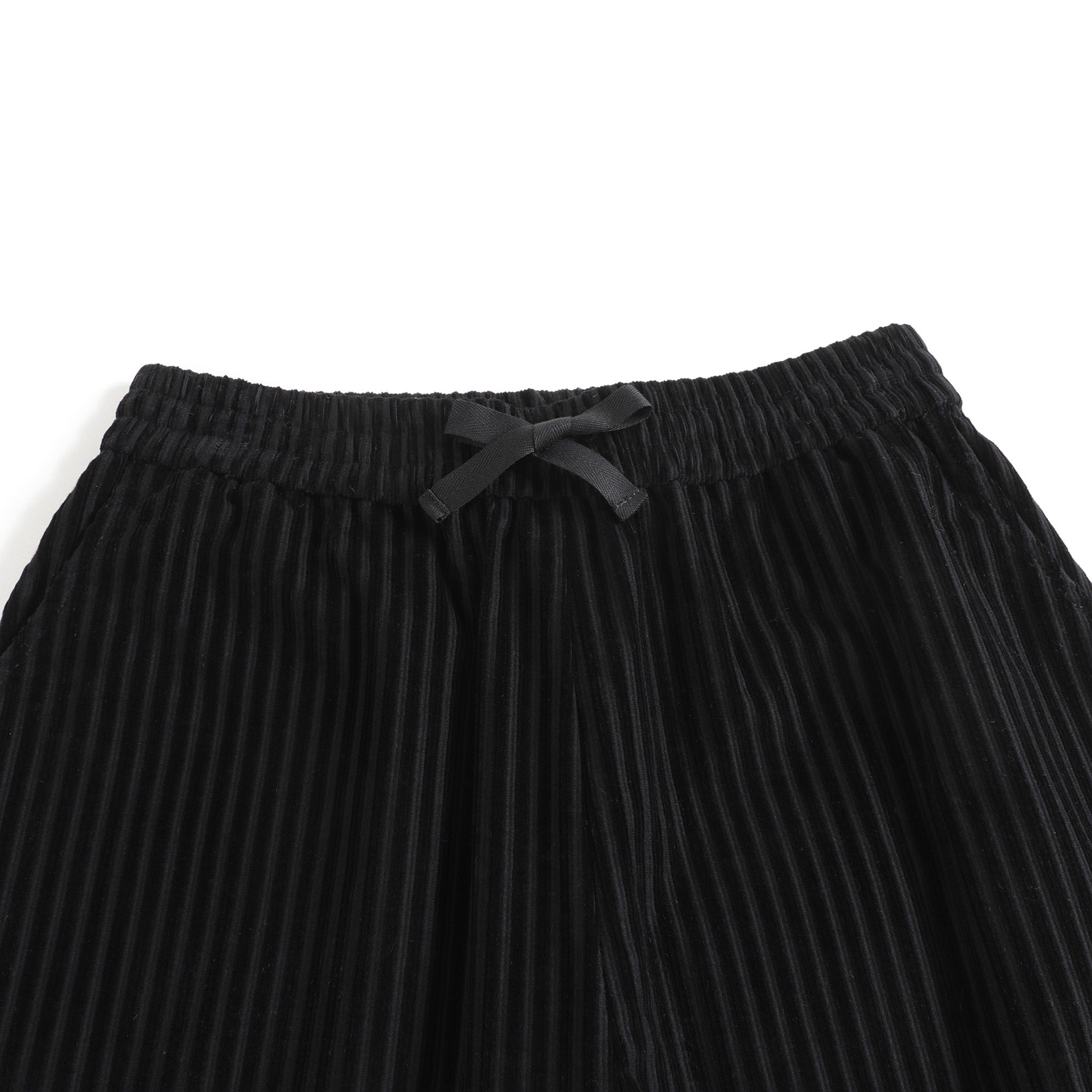 Girls Black Wide Trousers