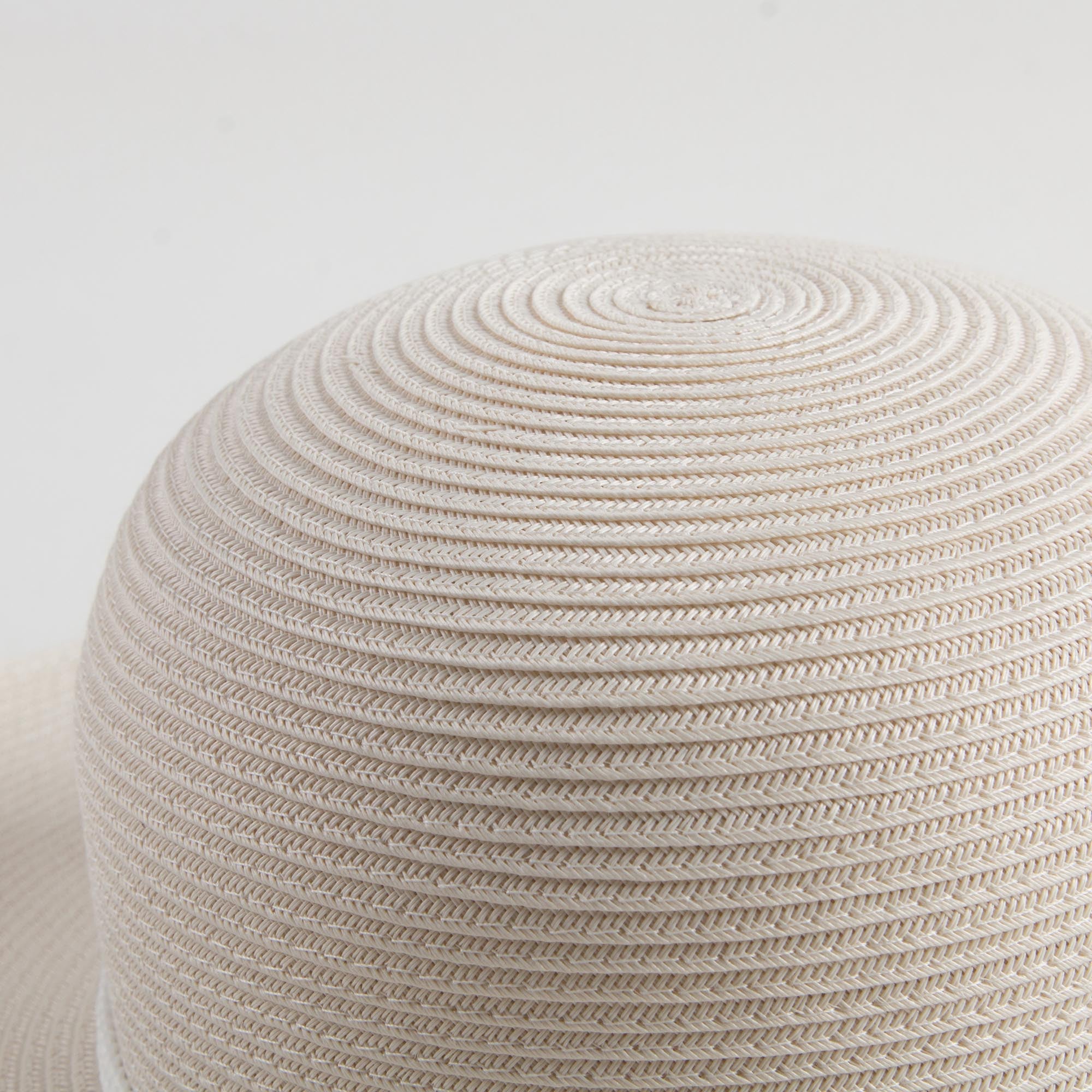 Girls Ivory Brimmed Sun Hat