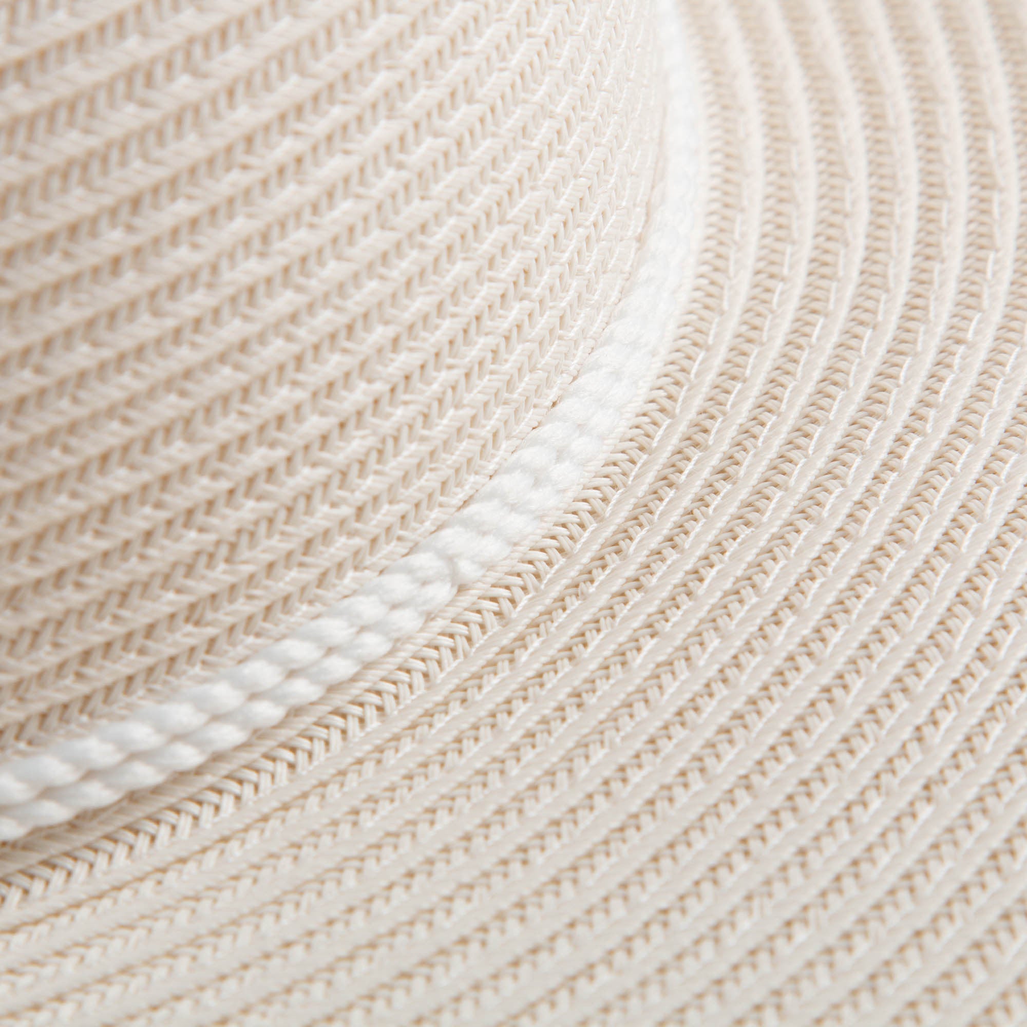 Girls Ivory Brimmed Sun Hat