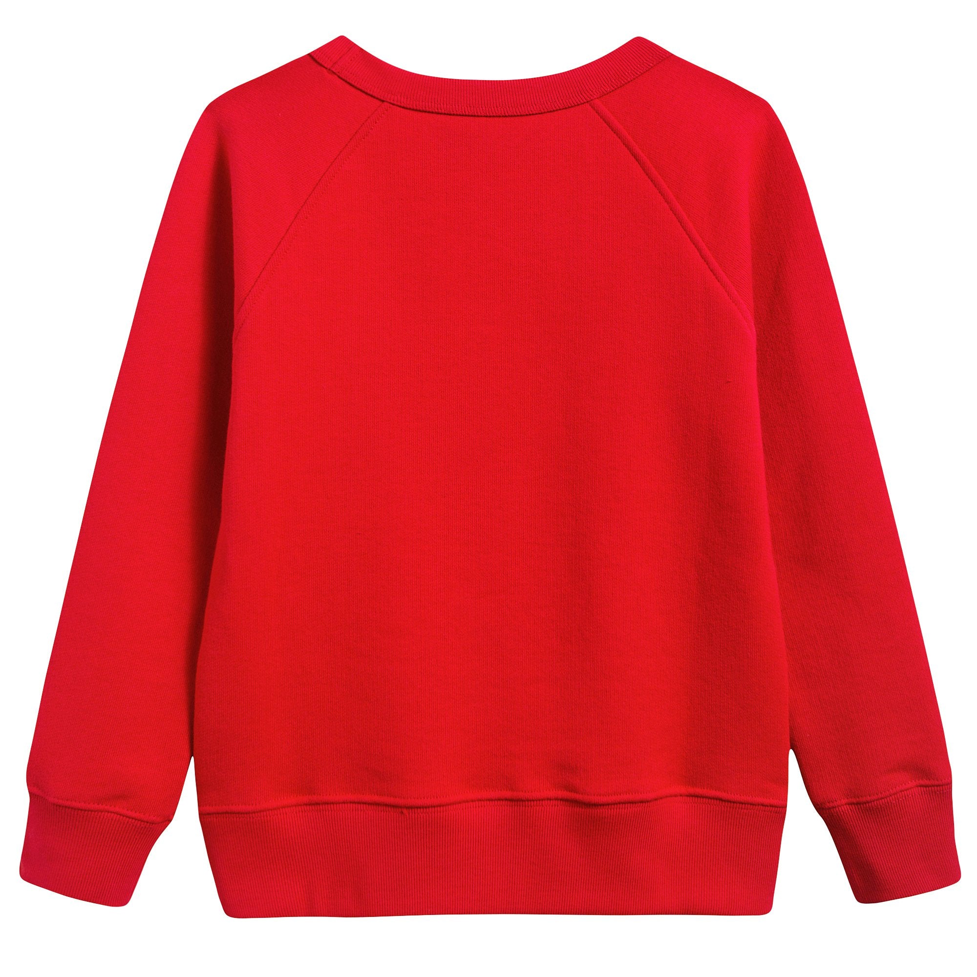 Girls Red Logo Sweatshirt