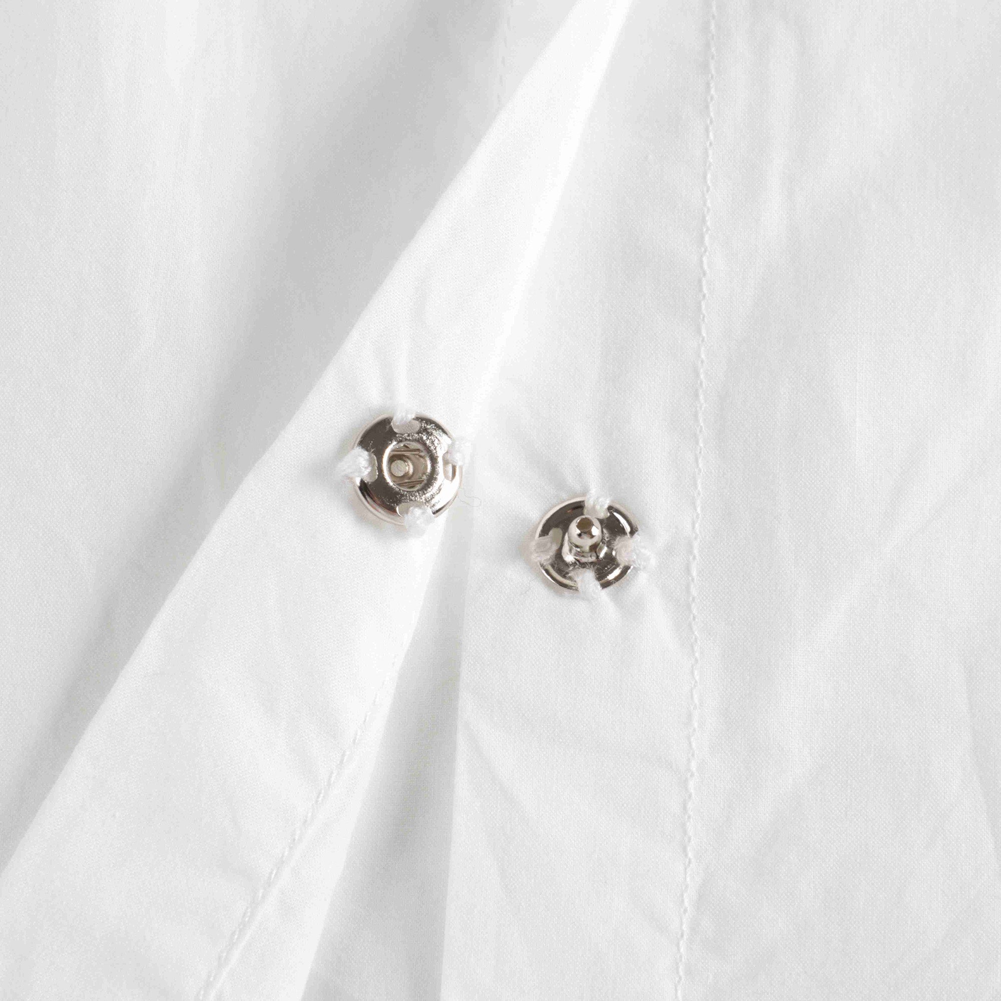 Girls White Cotton Shirt