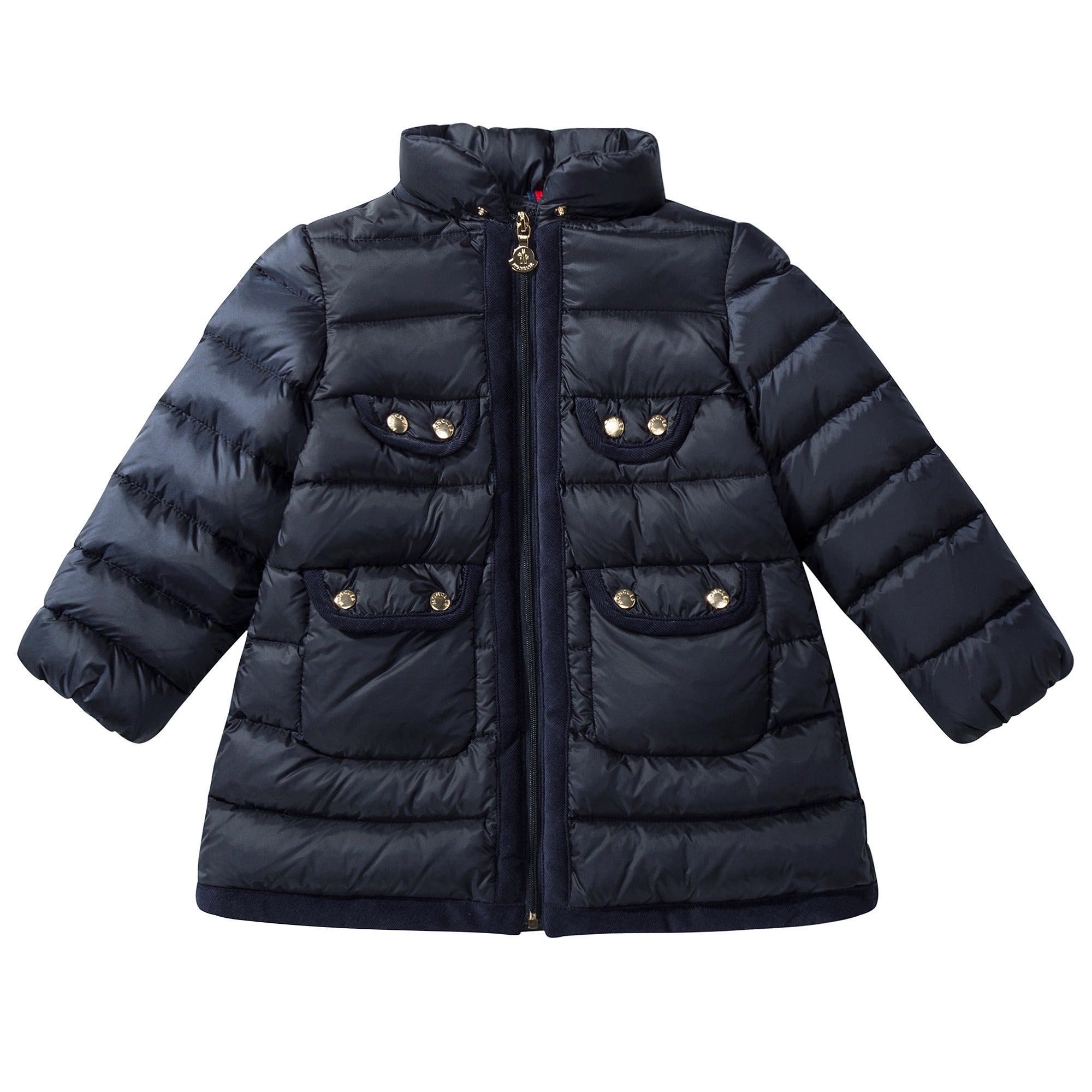 Baby Girls Blue 'Maevant' Down Padded Coat