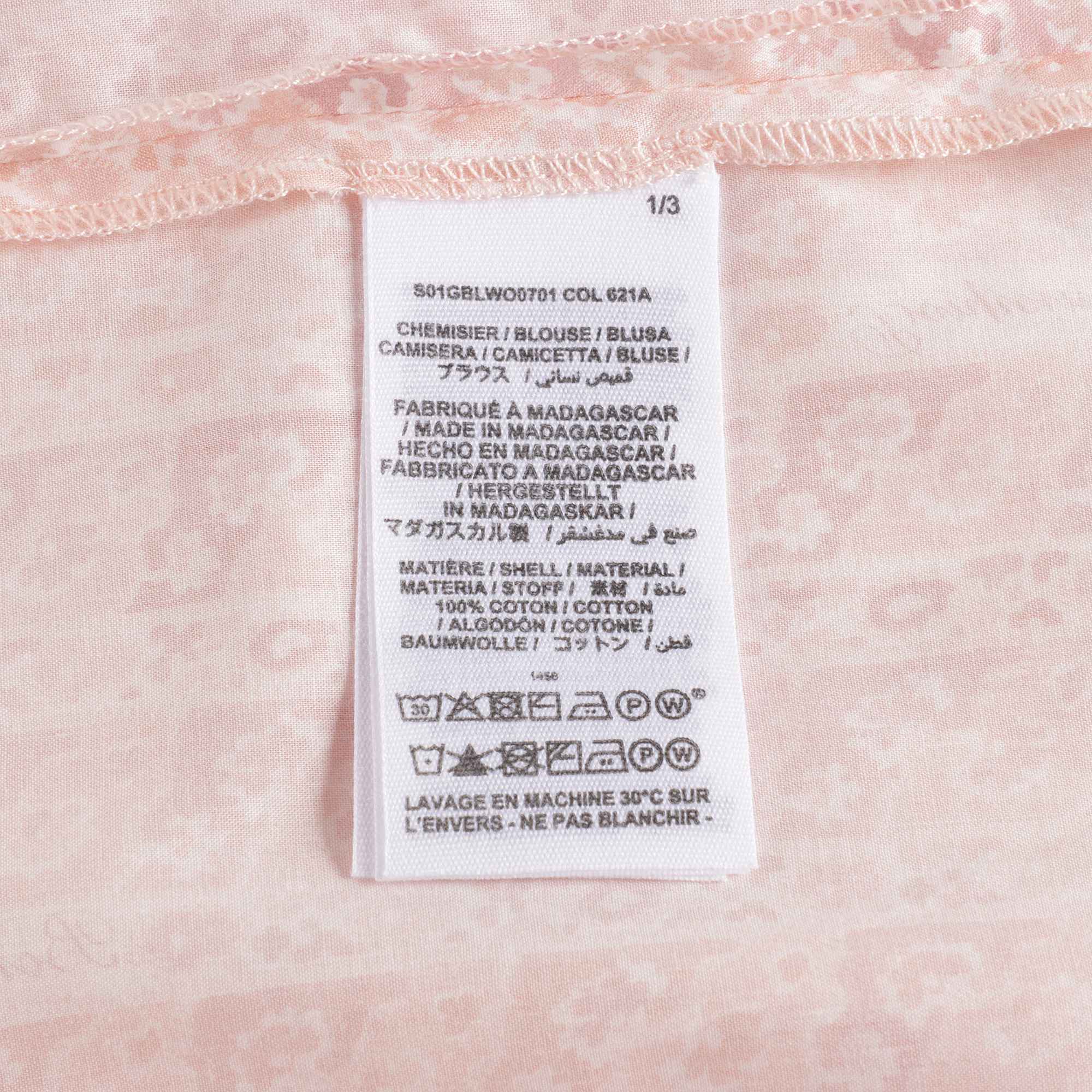 Girls Light Pink Cotton Top