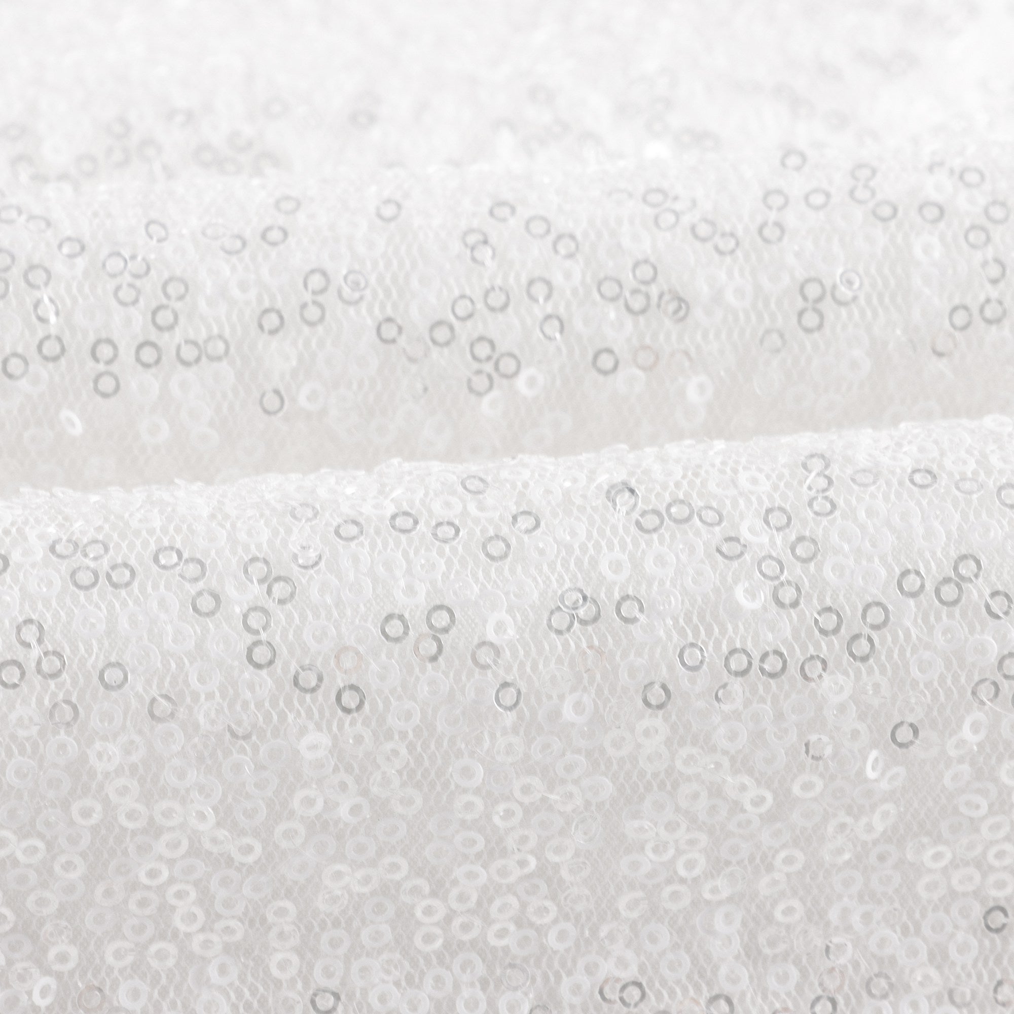 Girls White Glitter Dress