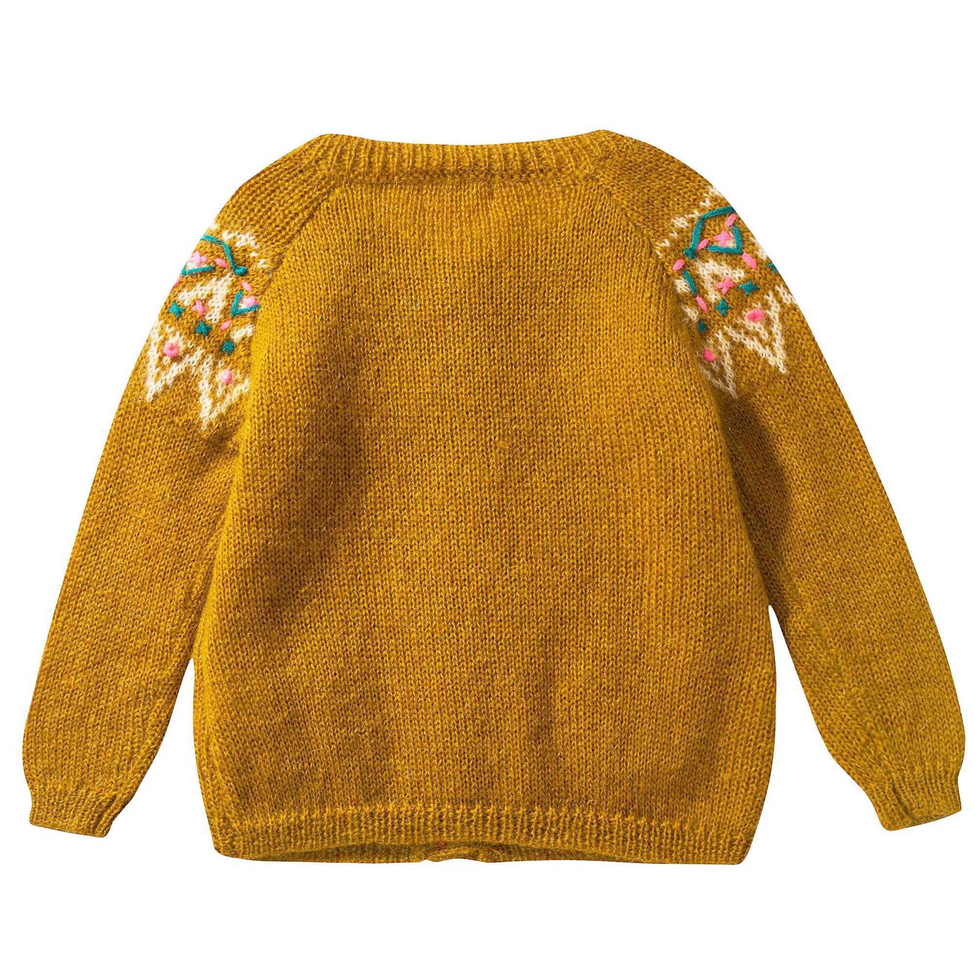 Girls Yellow "Berbere" Cardigan