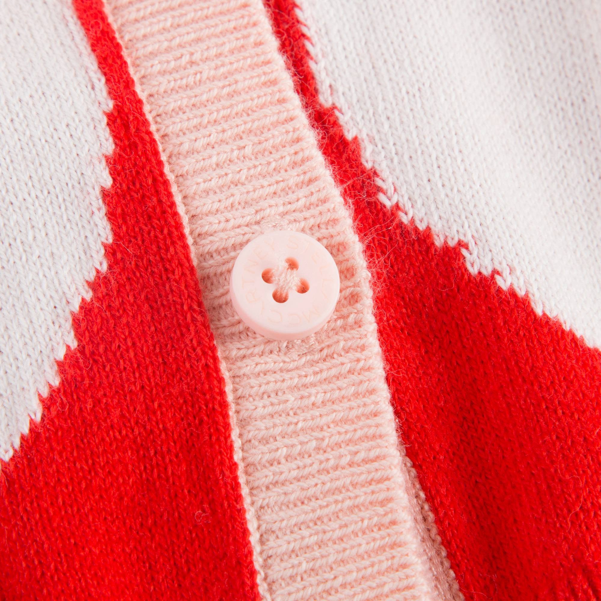 Baby Girls Red Lauren Swan Cardigan