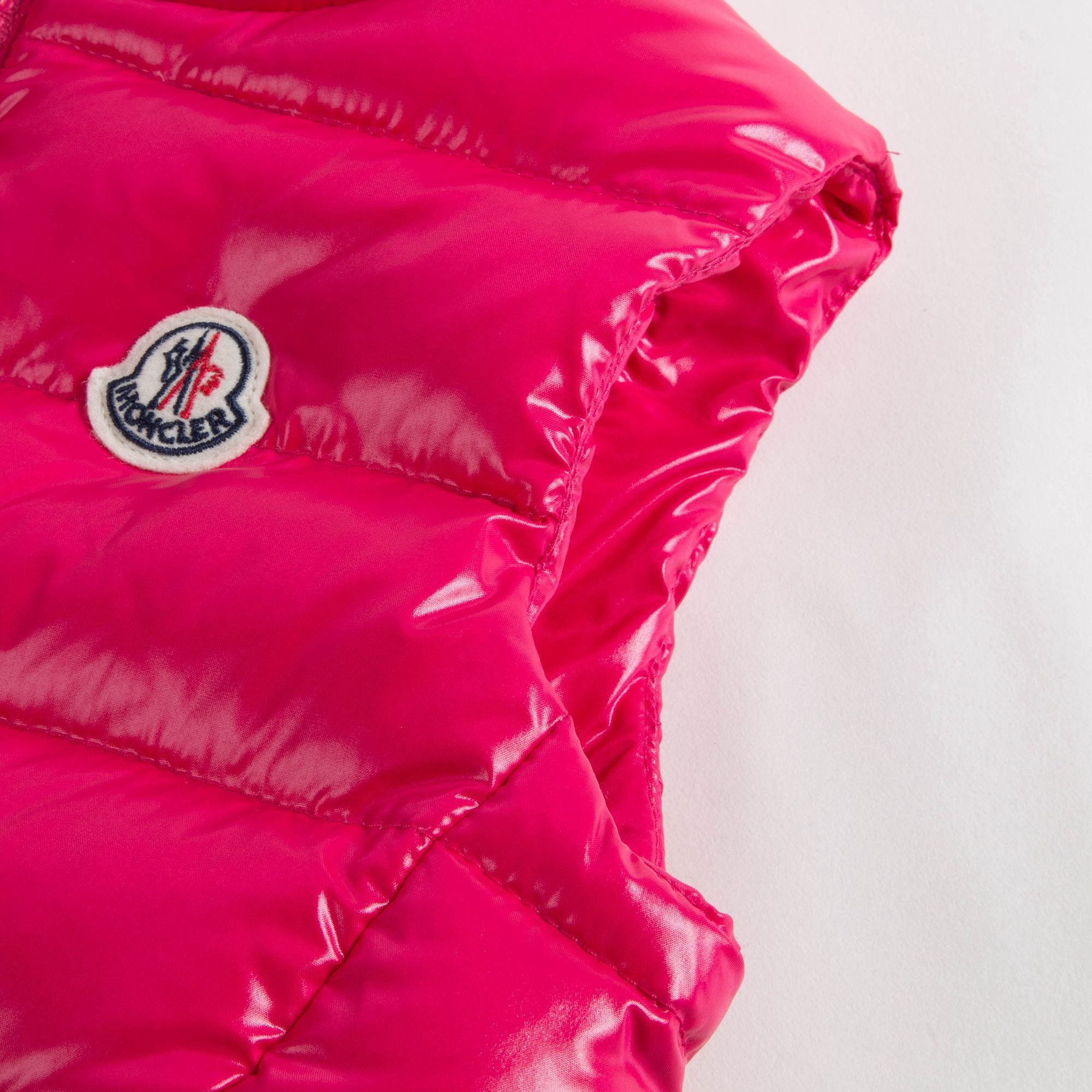 Girls Pink "GHANY" Padded Down Gilet