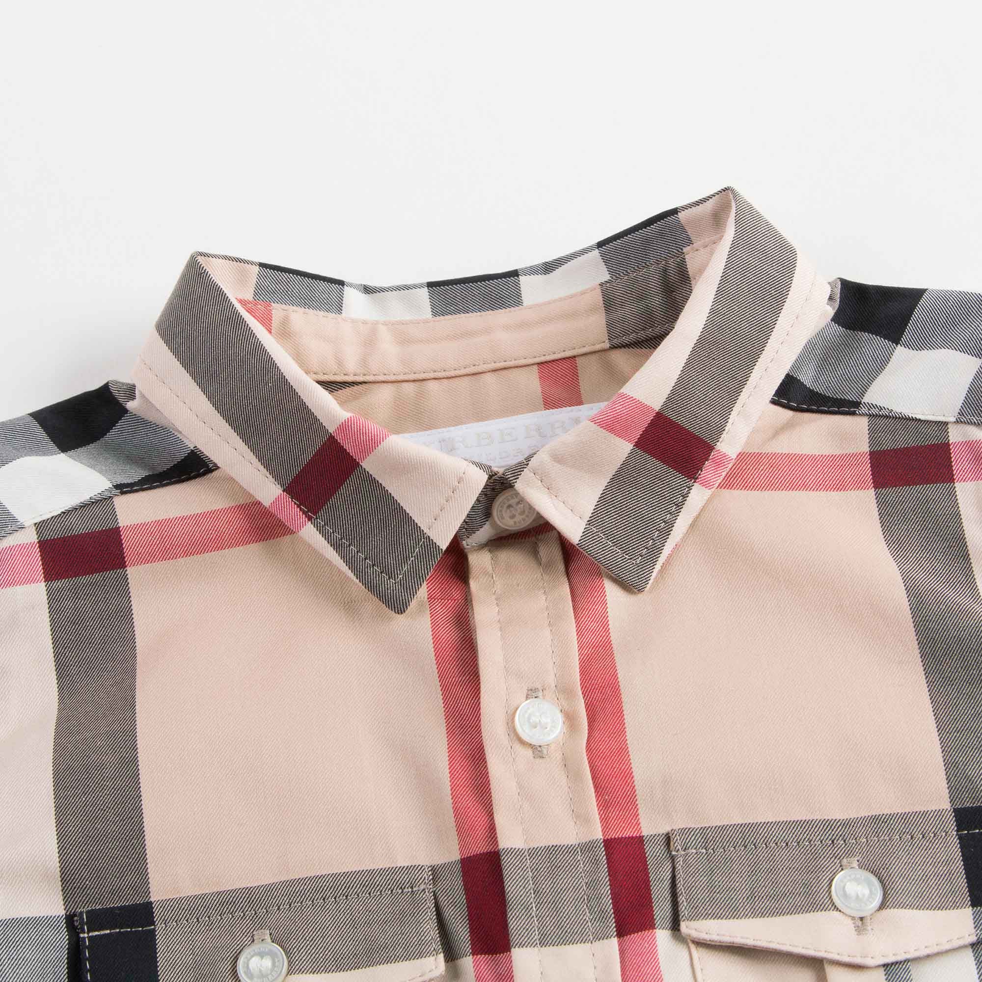Baby Boys Classic Check Shirt With Pockets