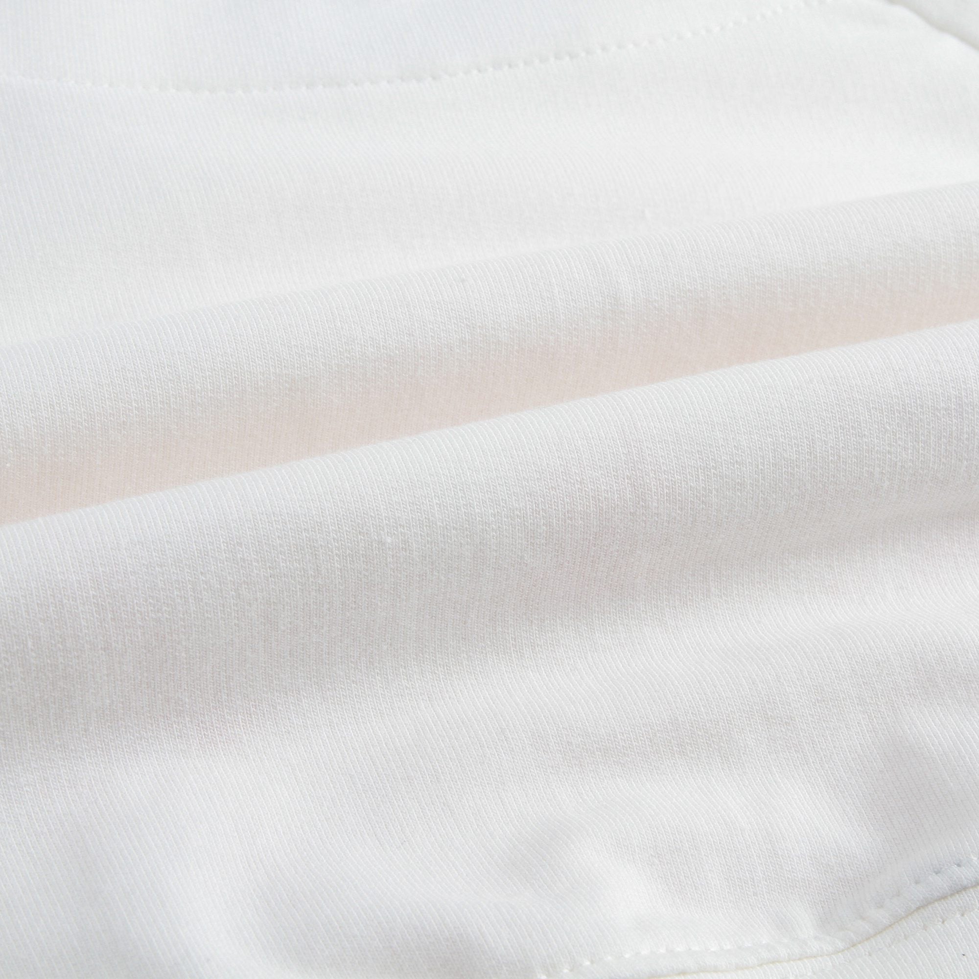 Girls White Cotton Sweatshirt With Orange Medusa Logo