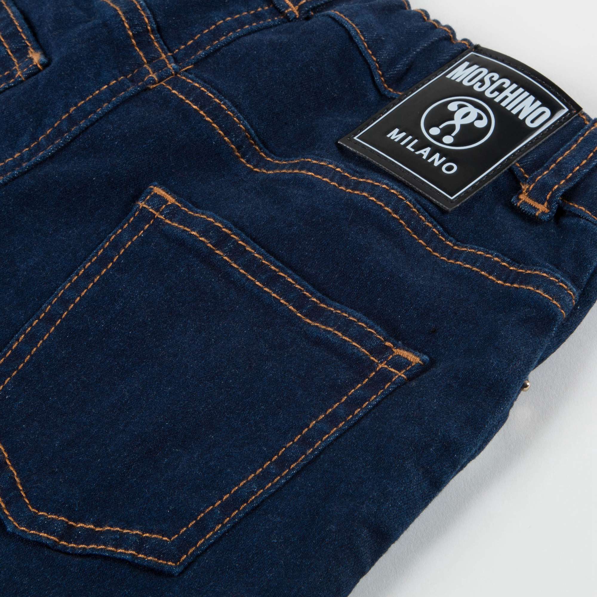 Girls & Boys Dark Blue Cotton Shorts