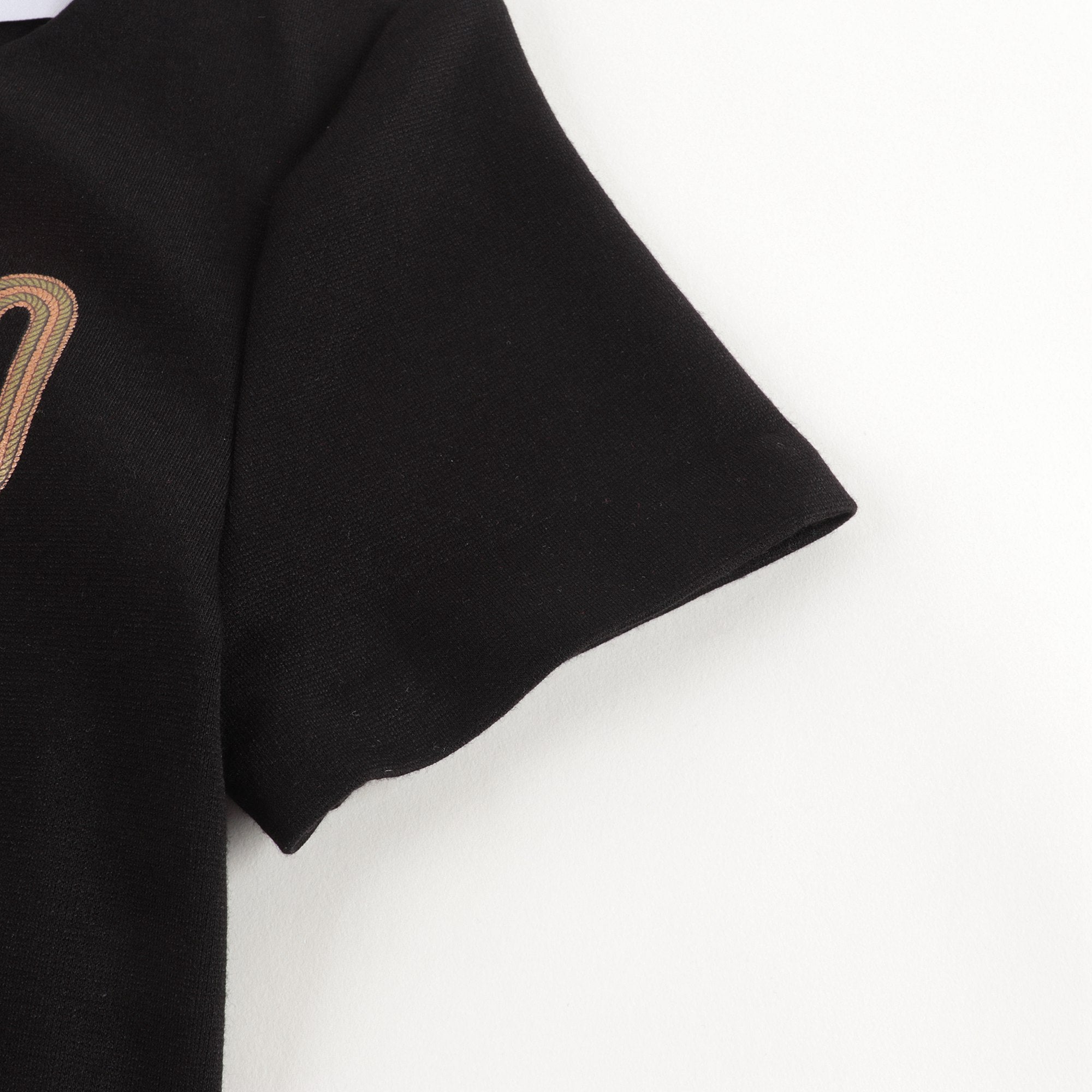 Girls Black Logo Dress