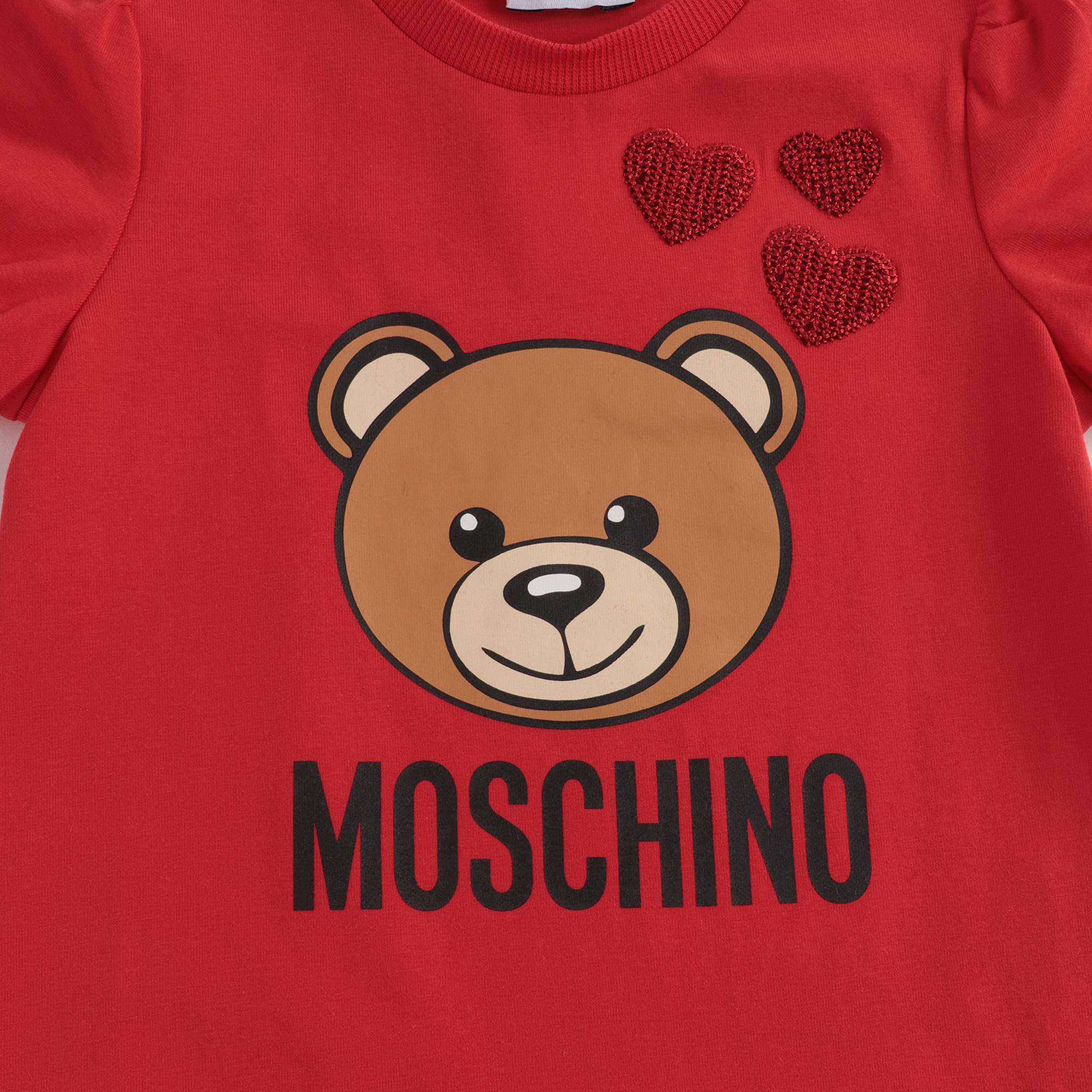 Baby Girls Red Cotton T-Shirt