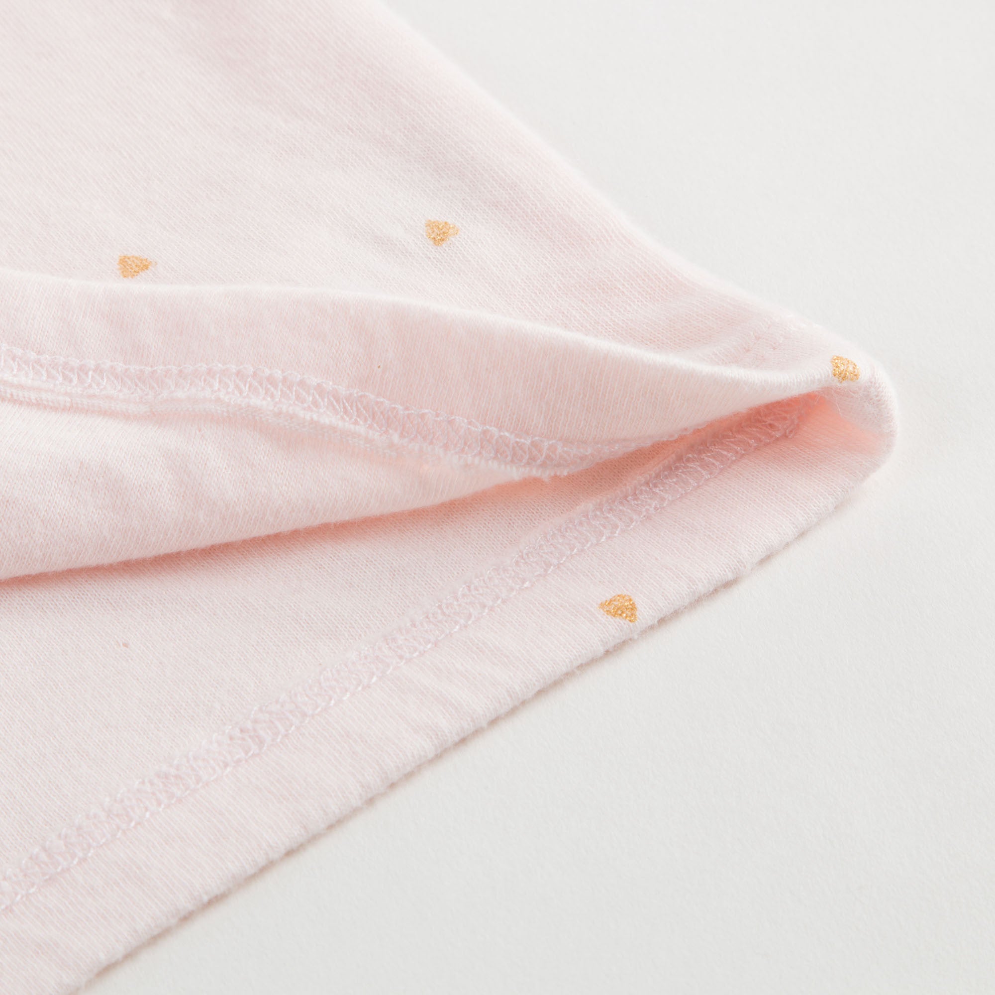 小童粉色超柔出门家居服套装