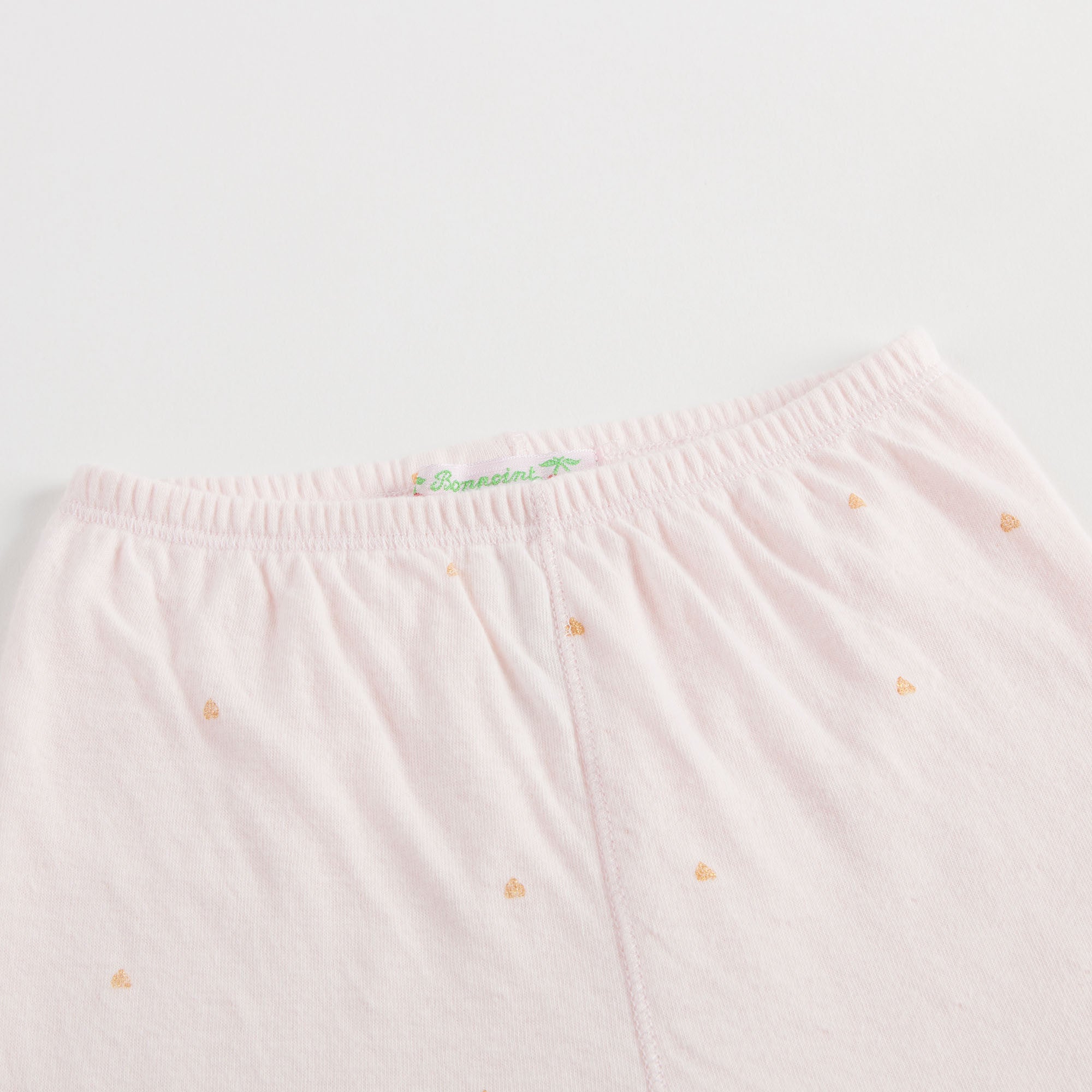 小童粉色超柔出门家居服套装
