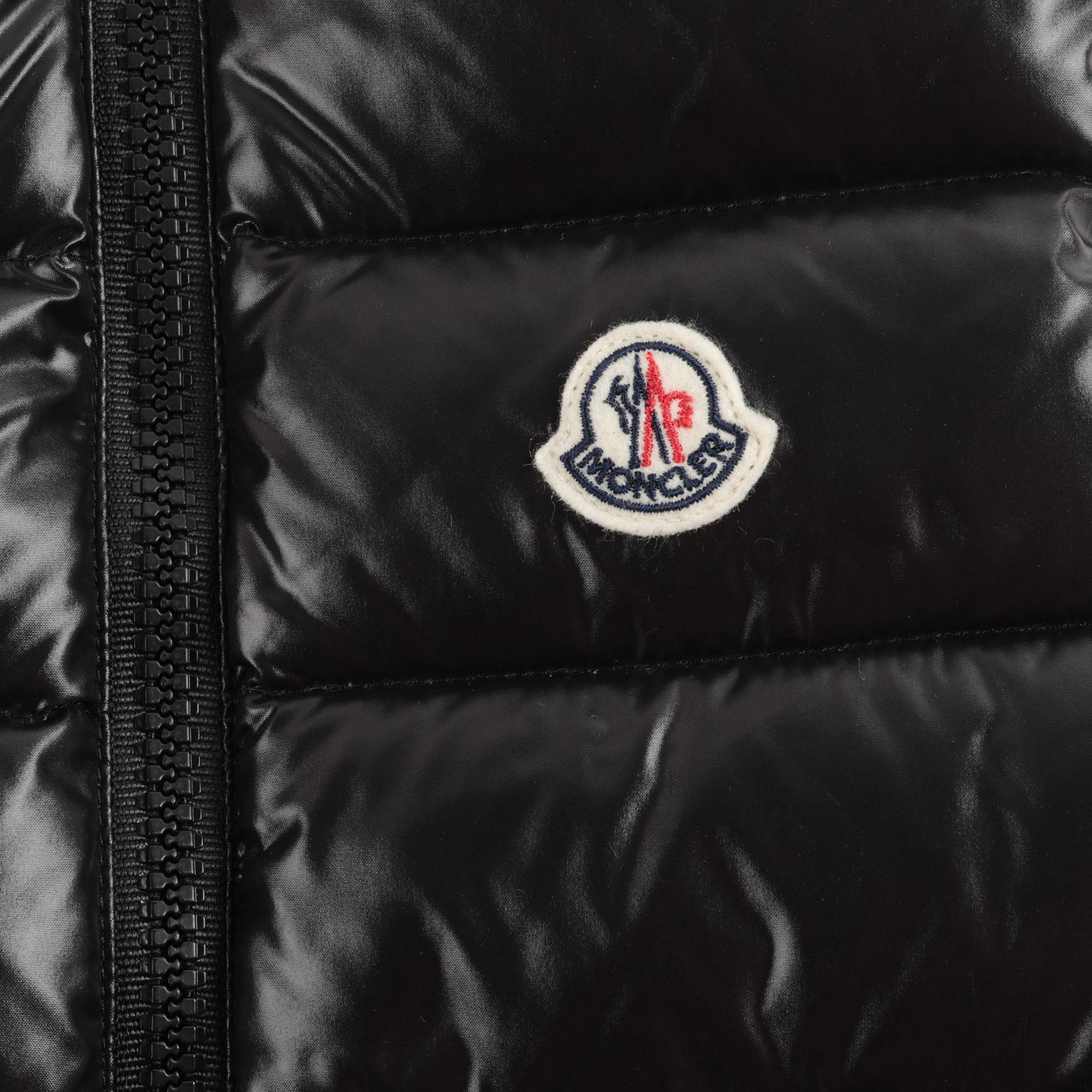 Girls Black "GHANY" Padded Down Gilet