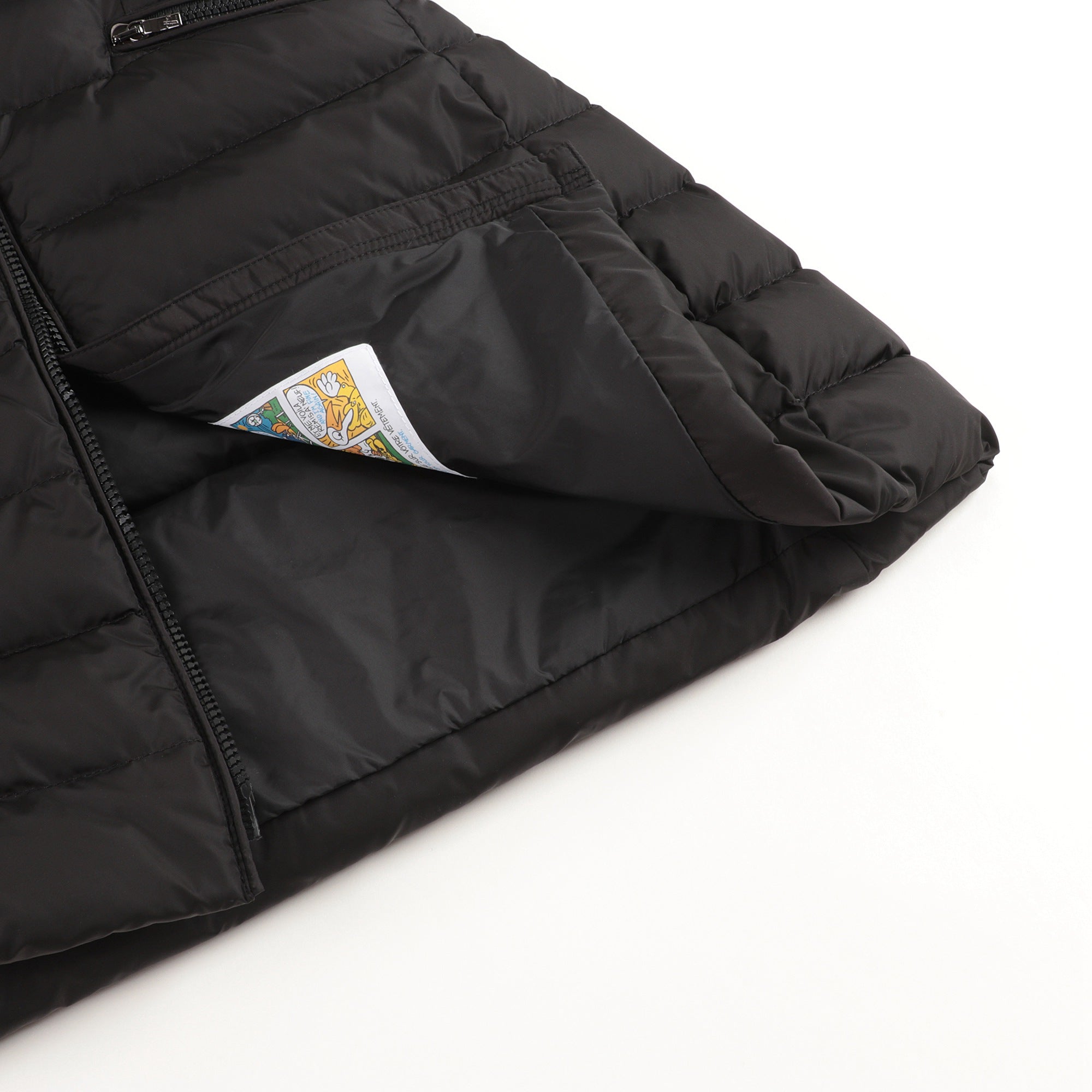 Girls Black "CHARPAL" Padded Down Coat