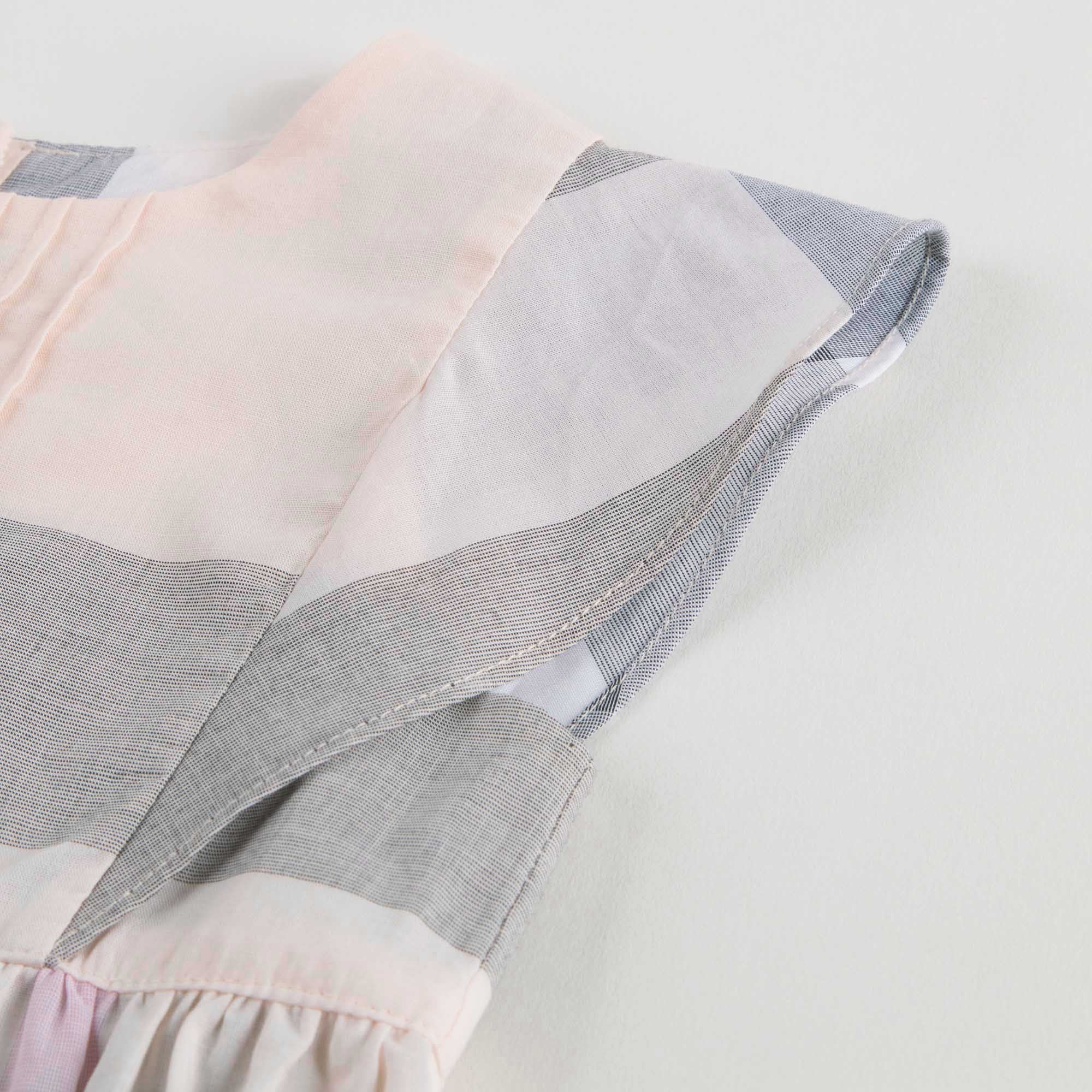 Baby Girl Apricot Check Dress