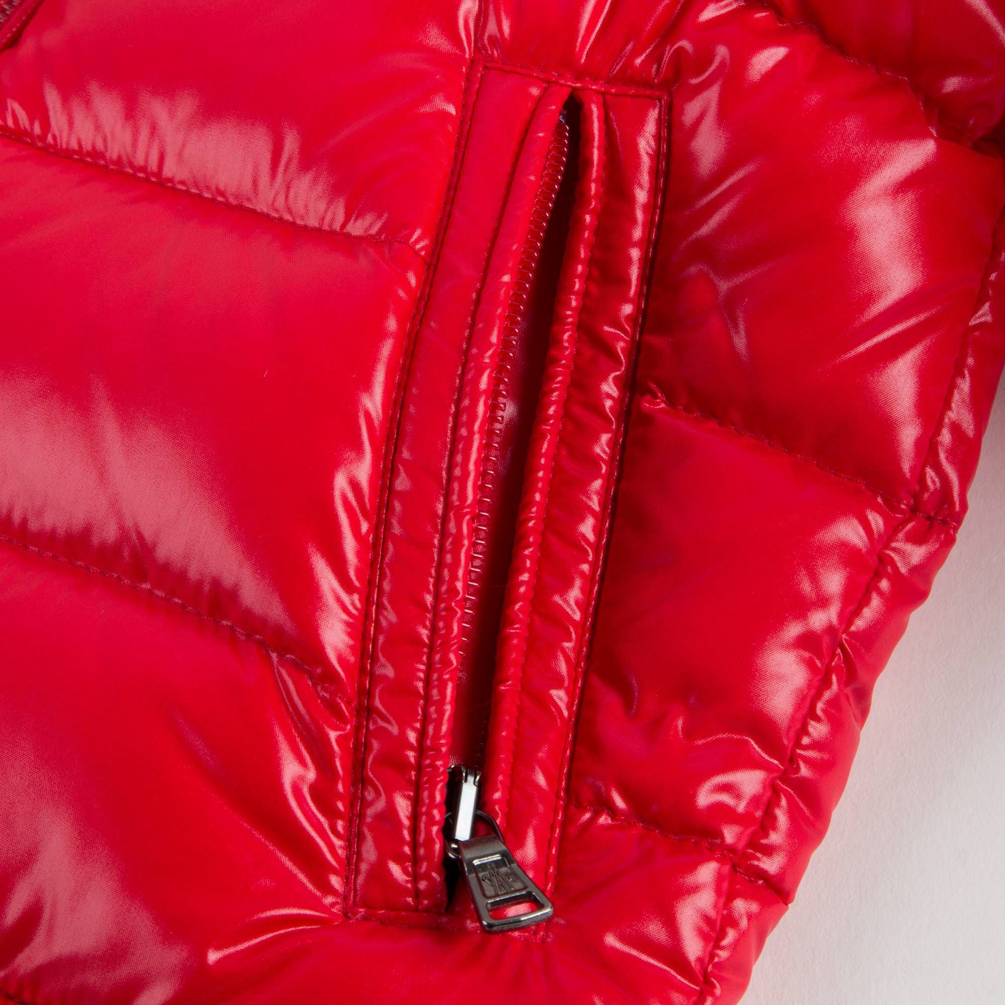 Boys Red "New Maya" Down Padded Jacket