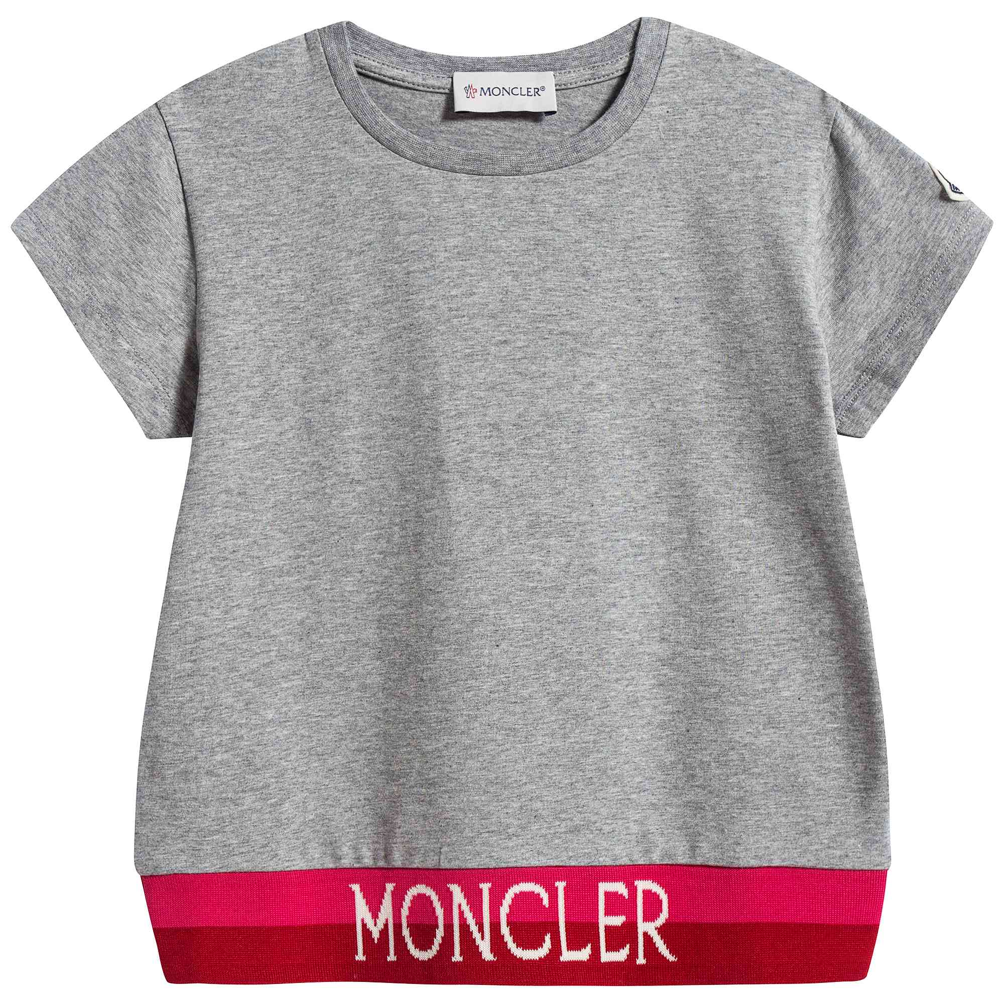 Girls Gray Logo T-shirt