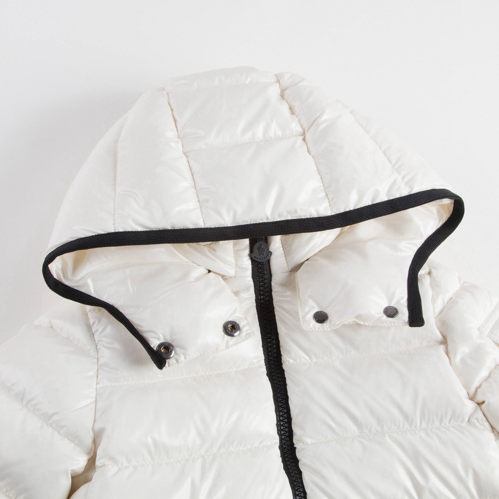 Girls Ivory "Moka" Down Padded Coat