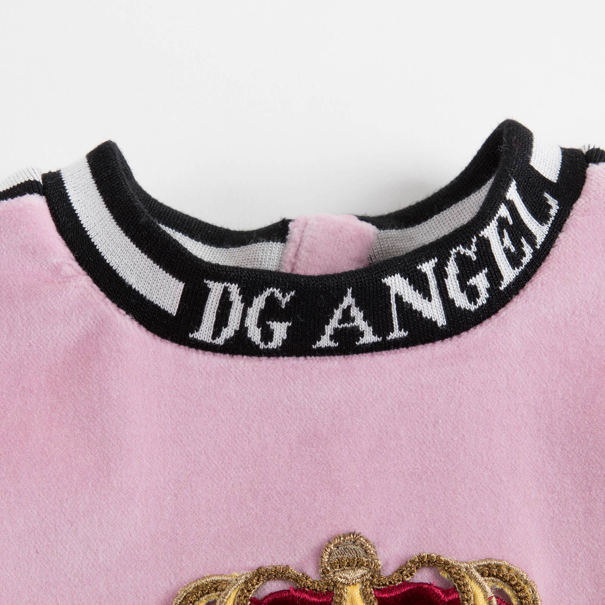 Baby Girls Light Pink Cotton Sweatshirt