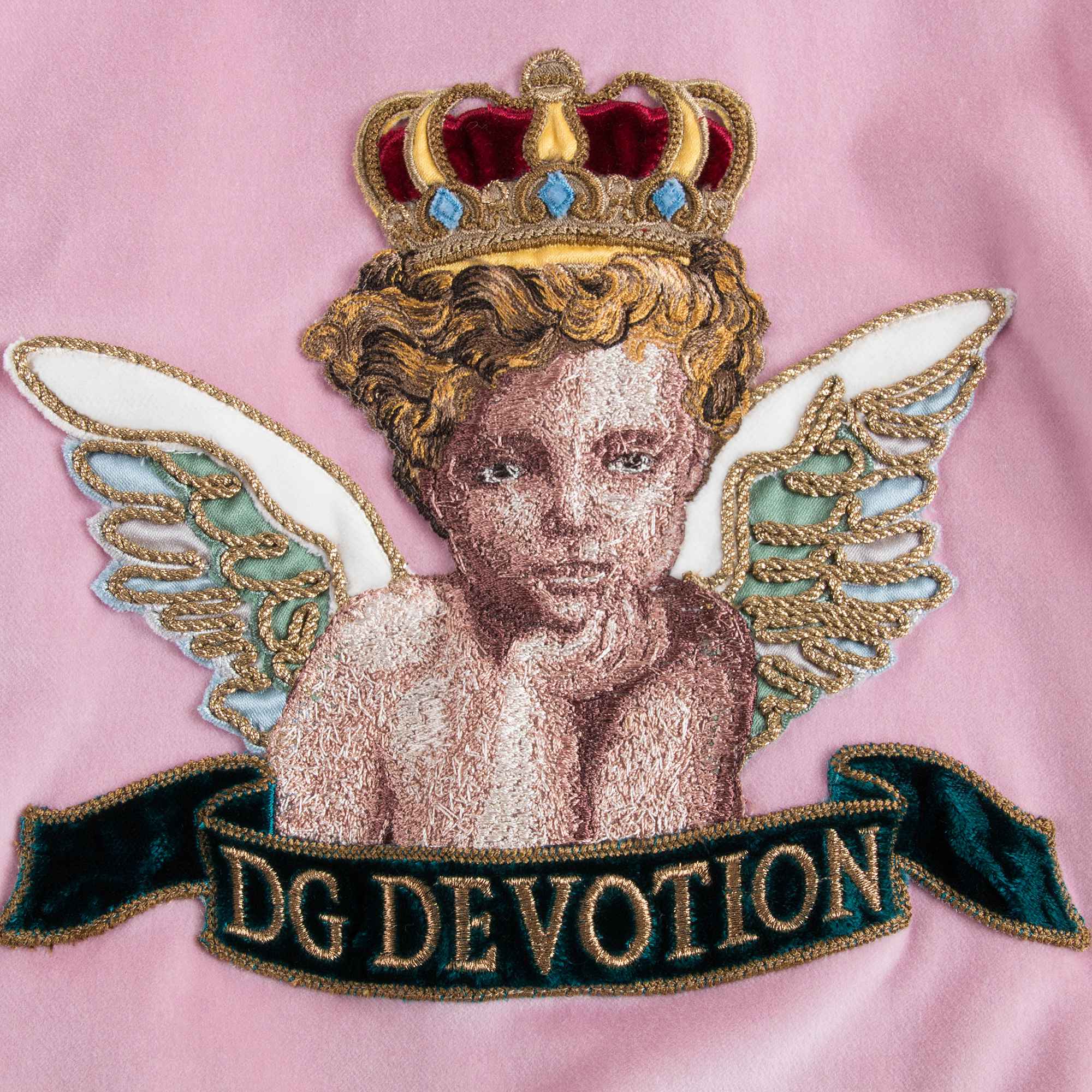 Baby Girls Light Pink Cotton Sweatshirt