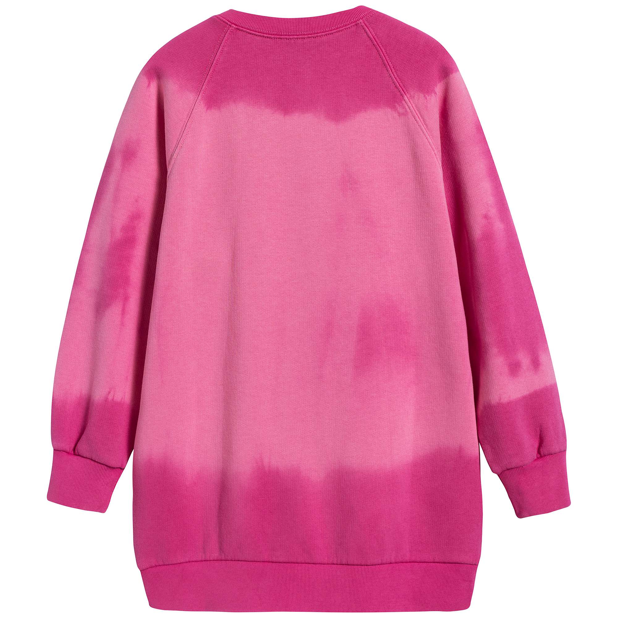 Girls Bright Pink Logo Cotton Cardigan