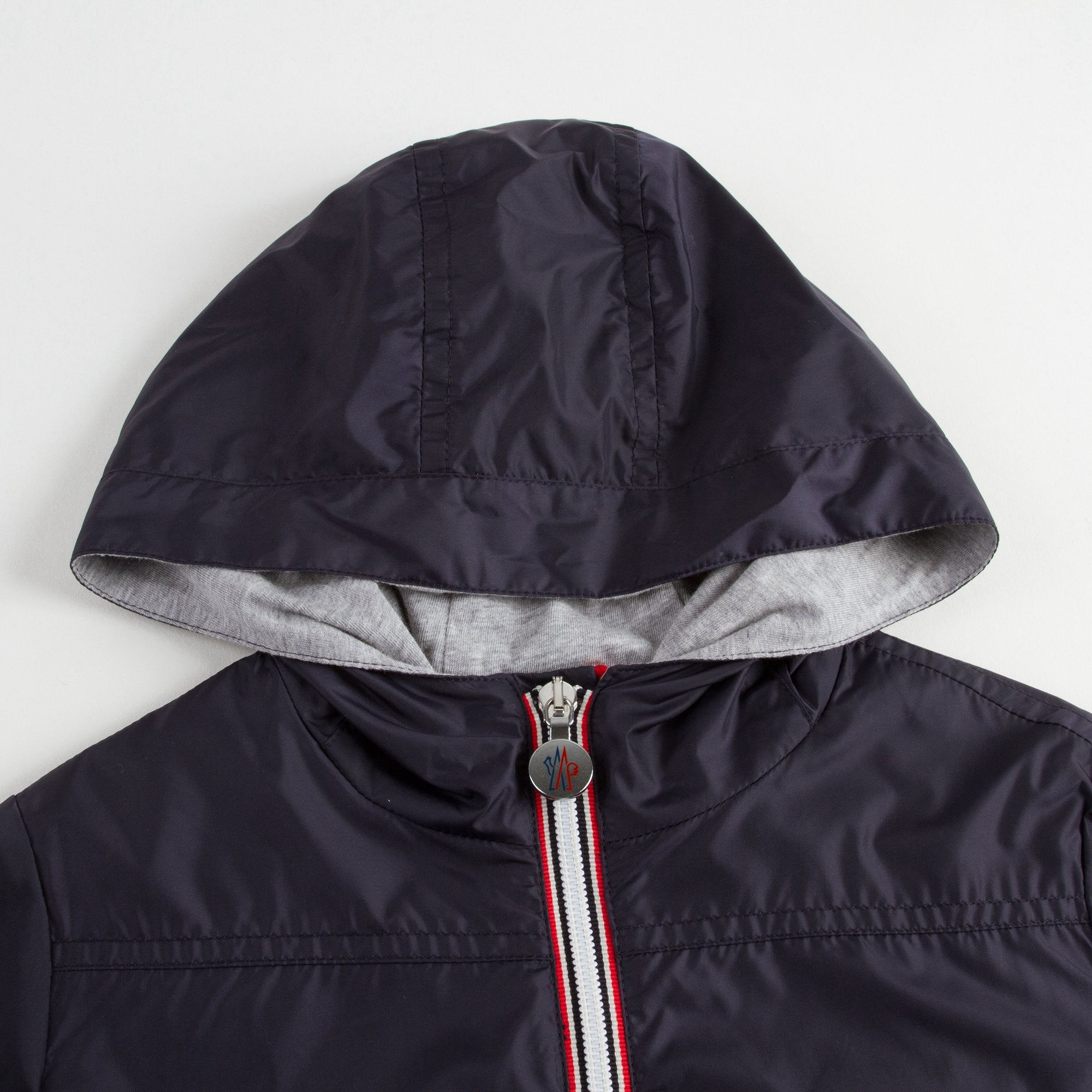 Boys Navy Blue Hooded 'Urville' Zip-Up Tops