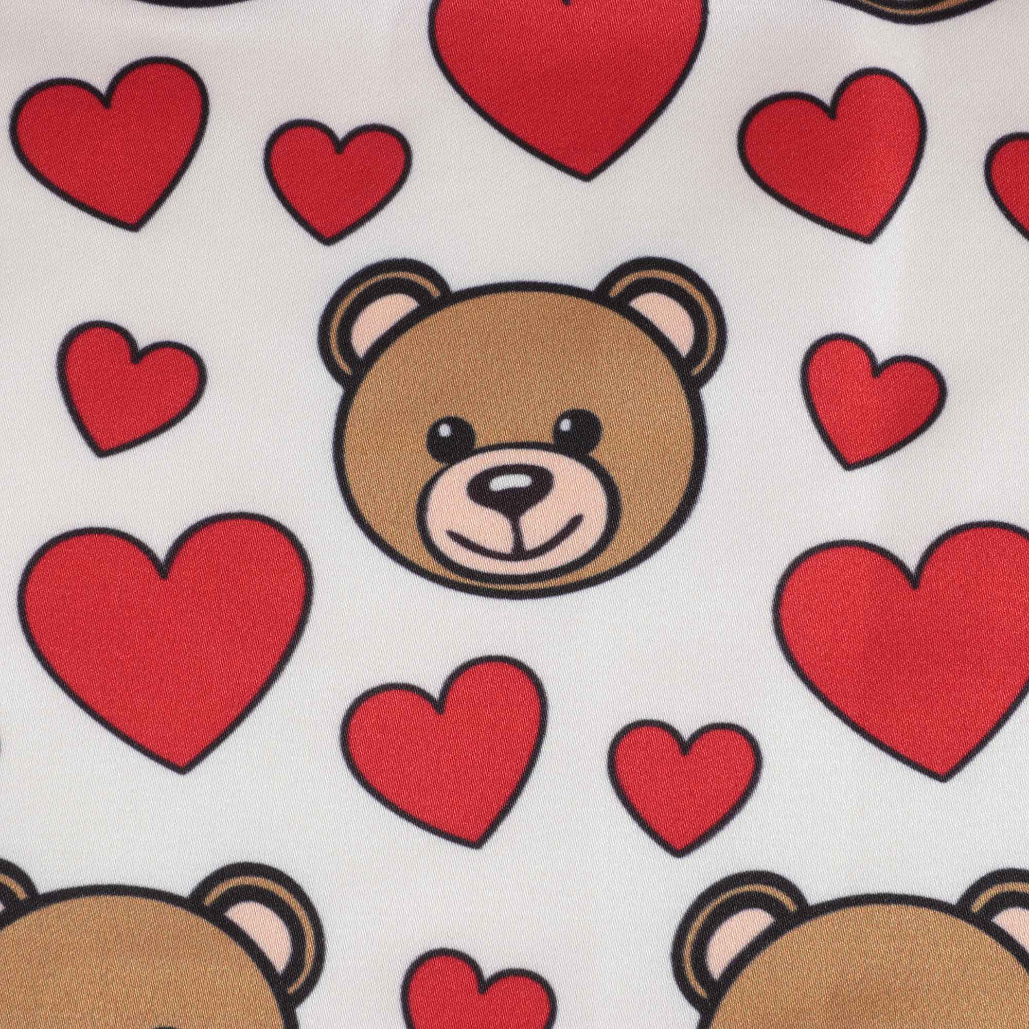 Baby Girls Ivory Toy Hearts Skirt