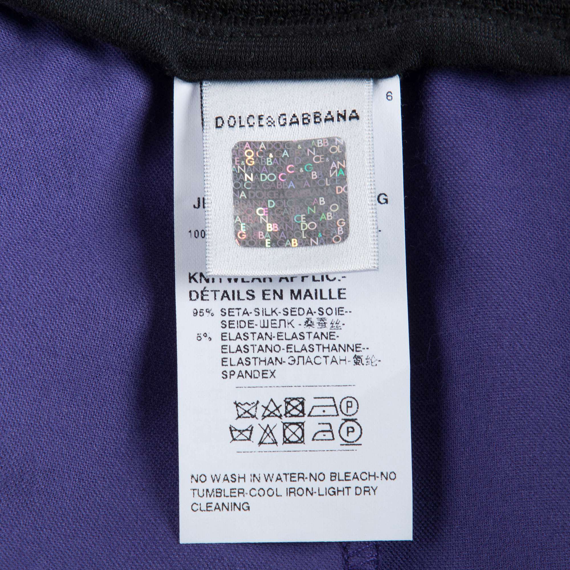 Girls Dark Purple Cotton Trousers
