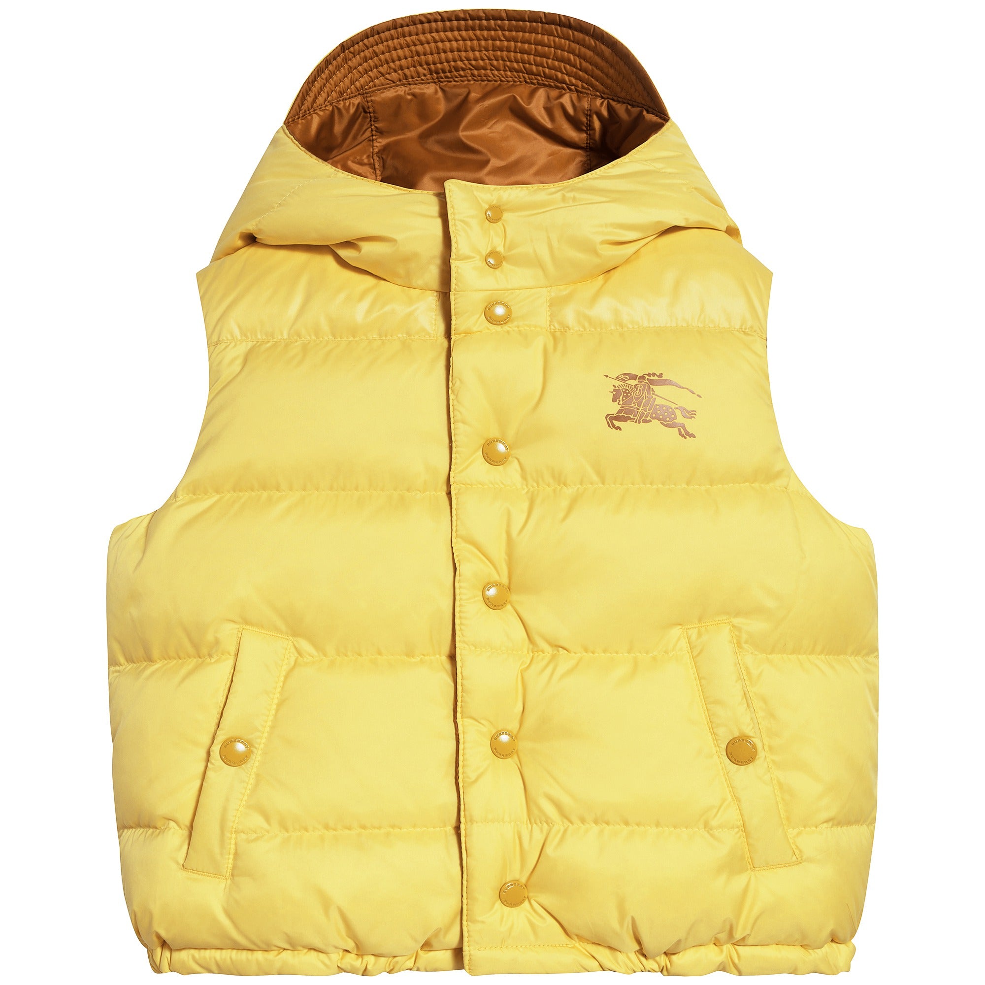 Girls Citrus Yellow Reversibie Vest