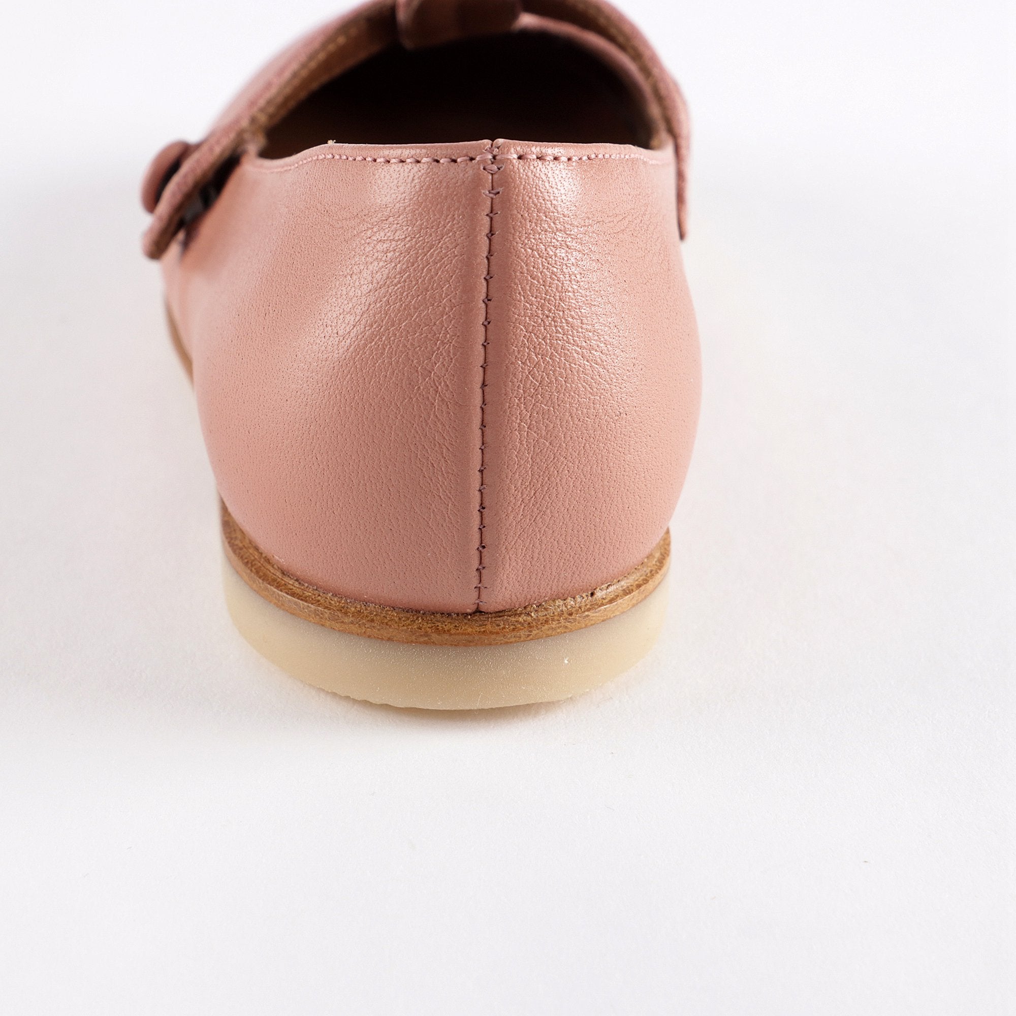 Girls Pink Leather Shoes