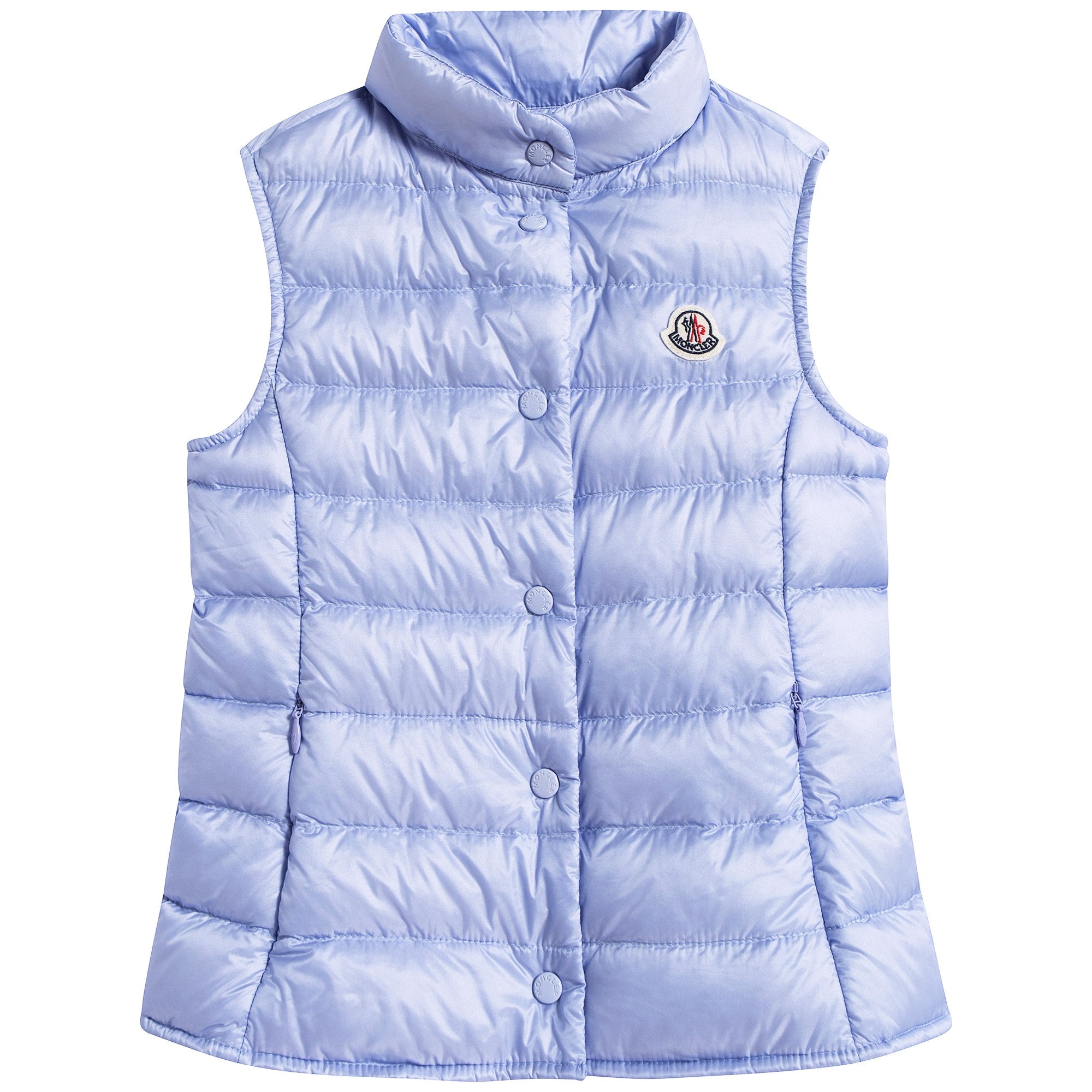 Girls Light Blue "LIANE GILET" Padded Down Gilet