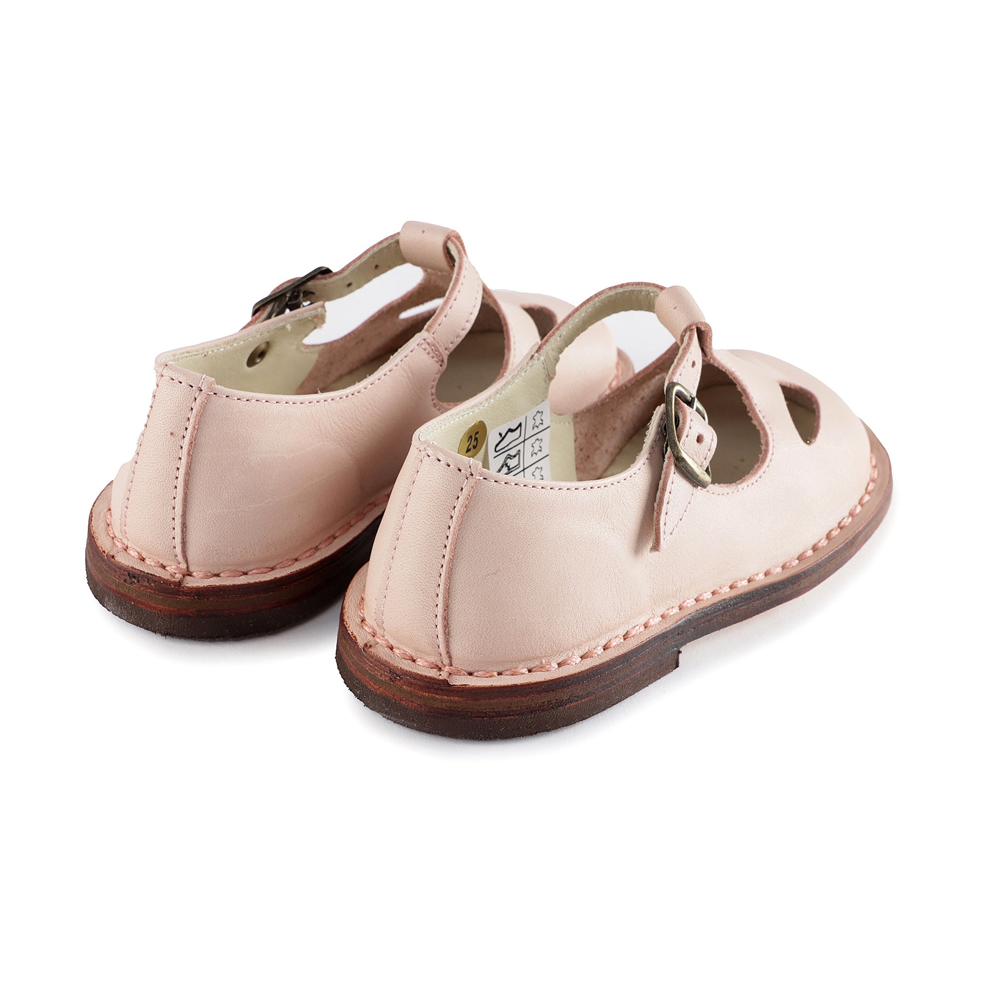 Girls Pink Leather Shoes