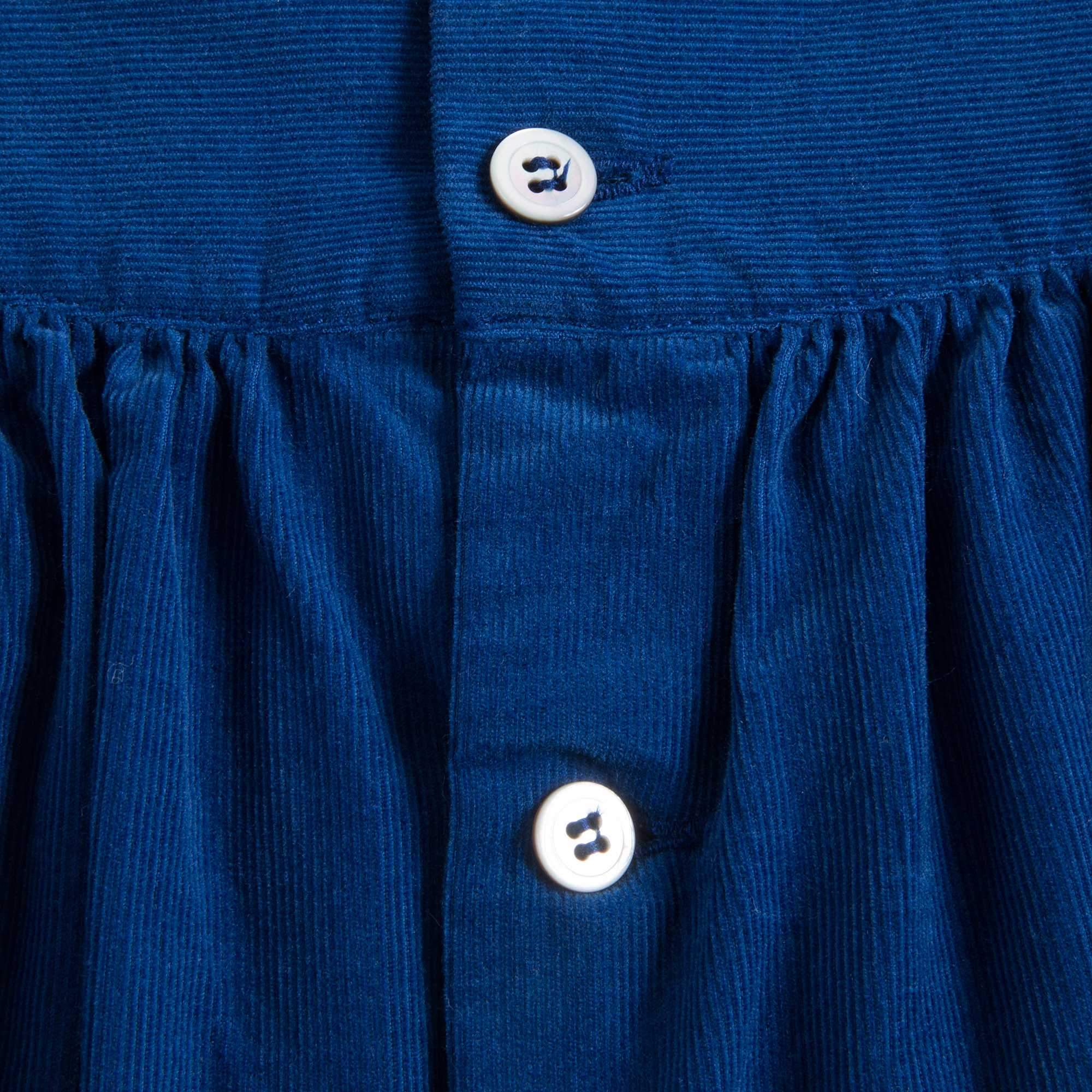 Girls Blue Klein Cotton Dress