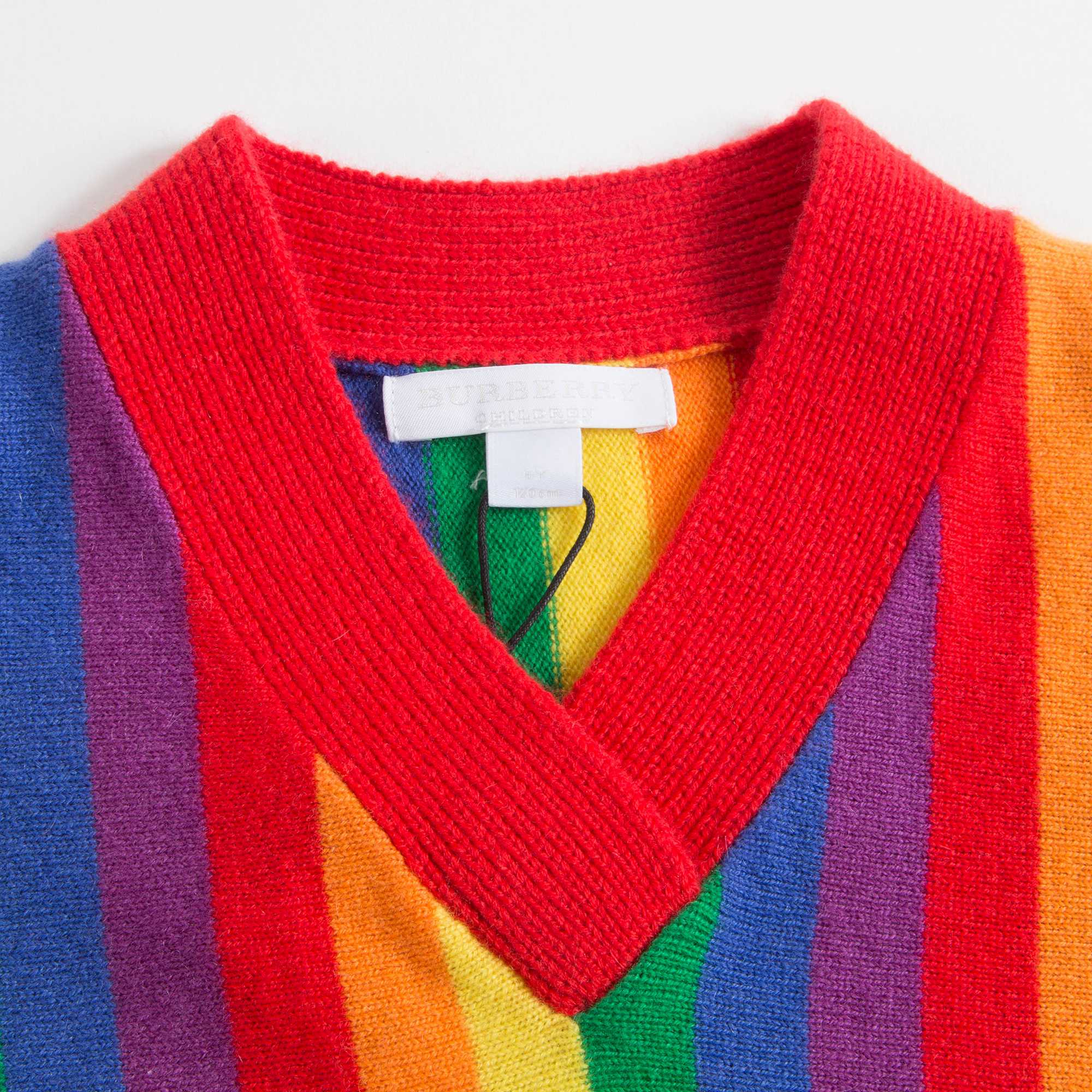 Girls Multicolour Wool Sweater