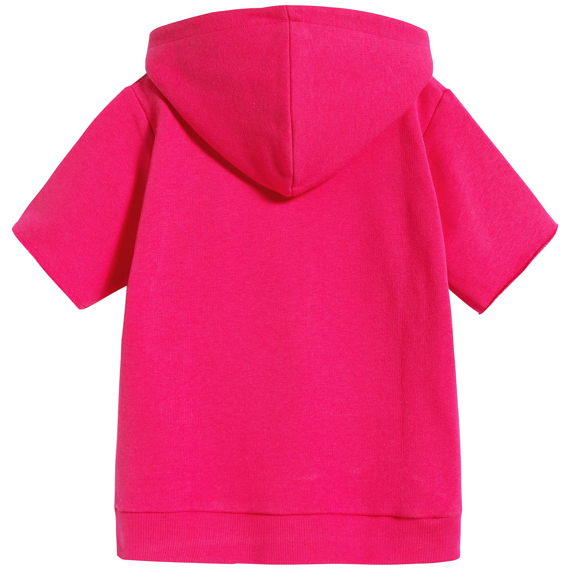 Baby Girls Fuschia Printed Sweatshirt