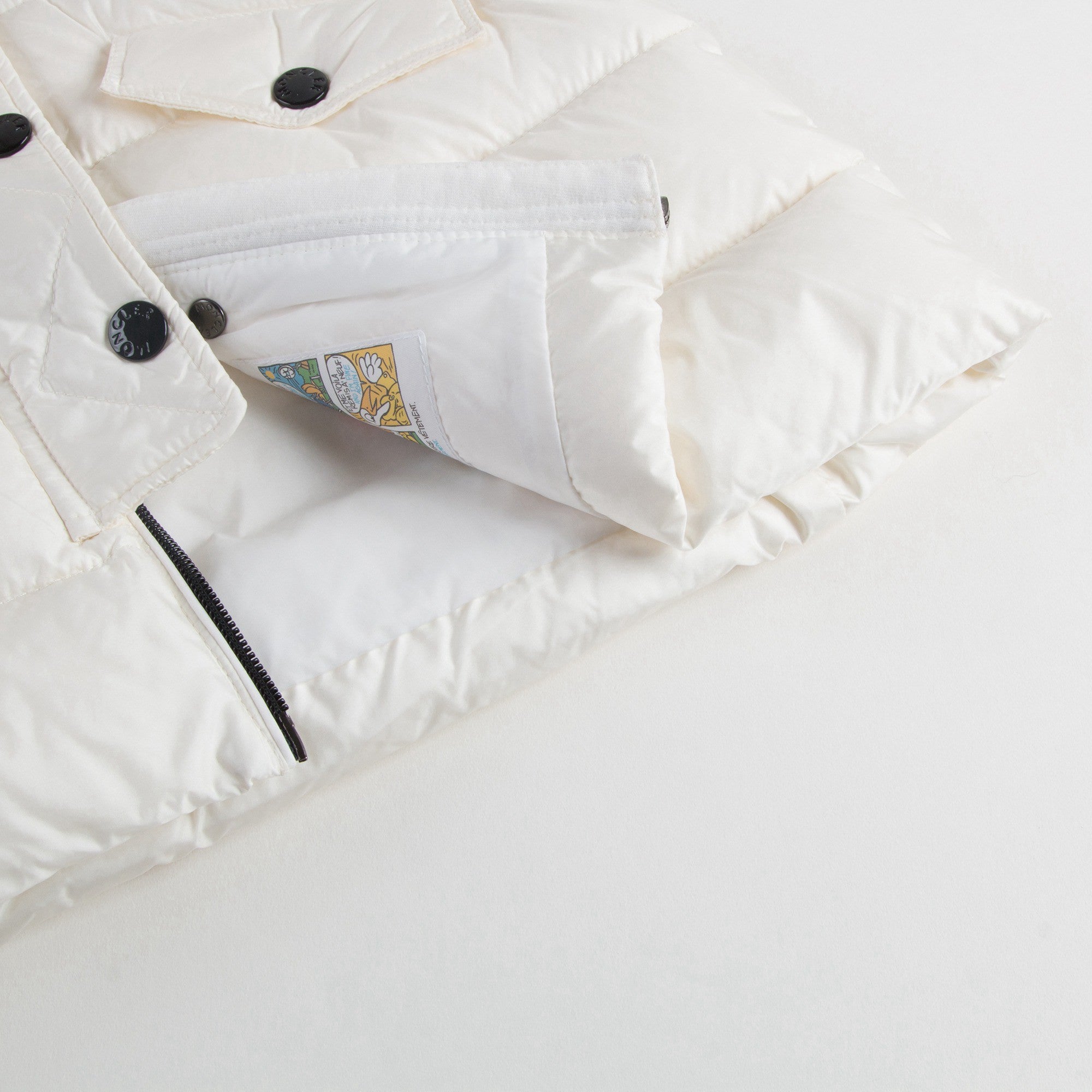Baby Girls Ivory "Essentiel" Down Padded Jacket