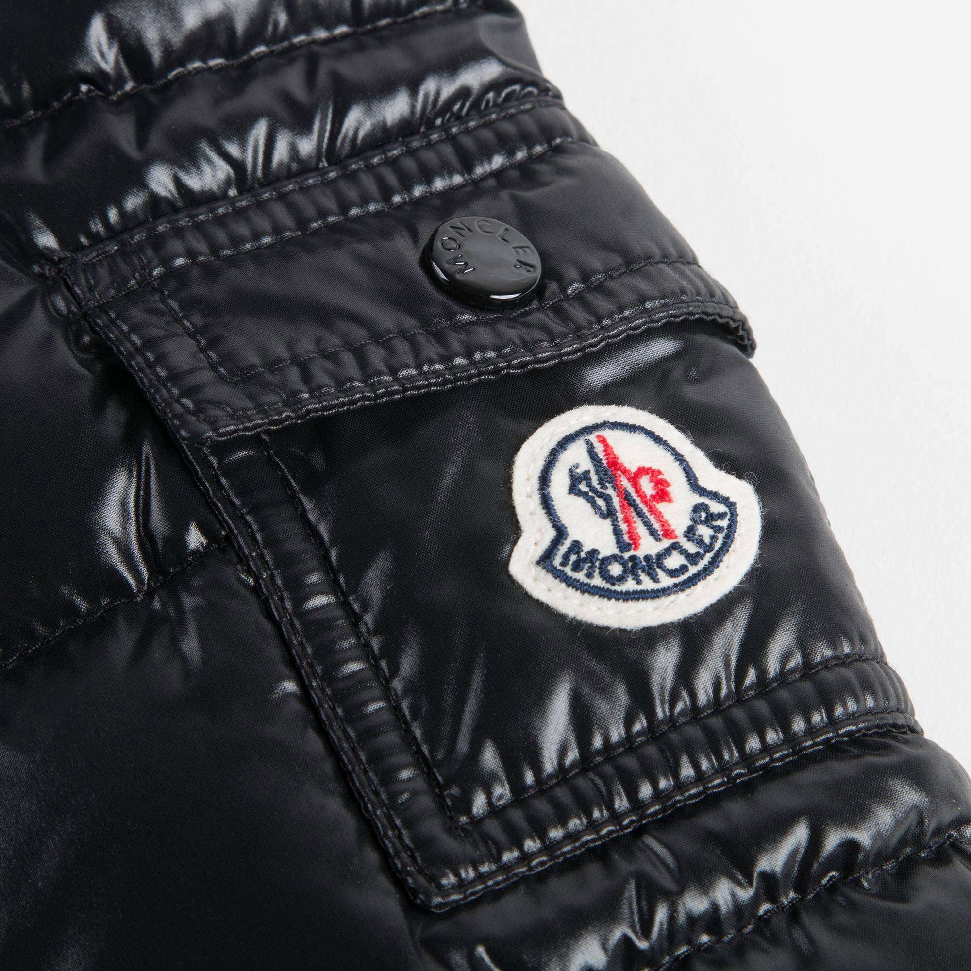 Girls Black "Moka" Down Padded Coat