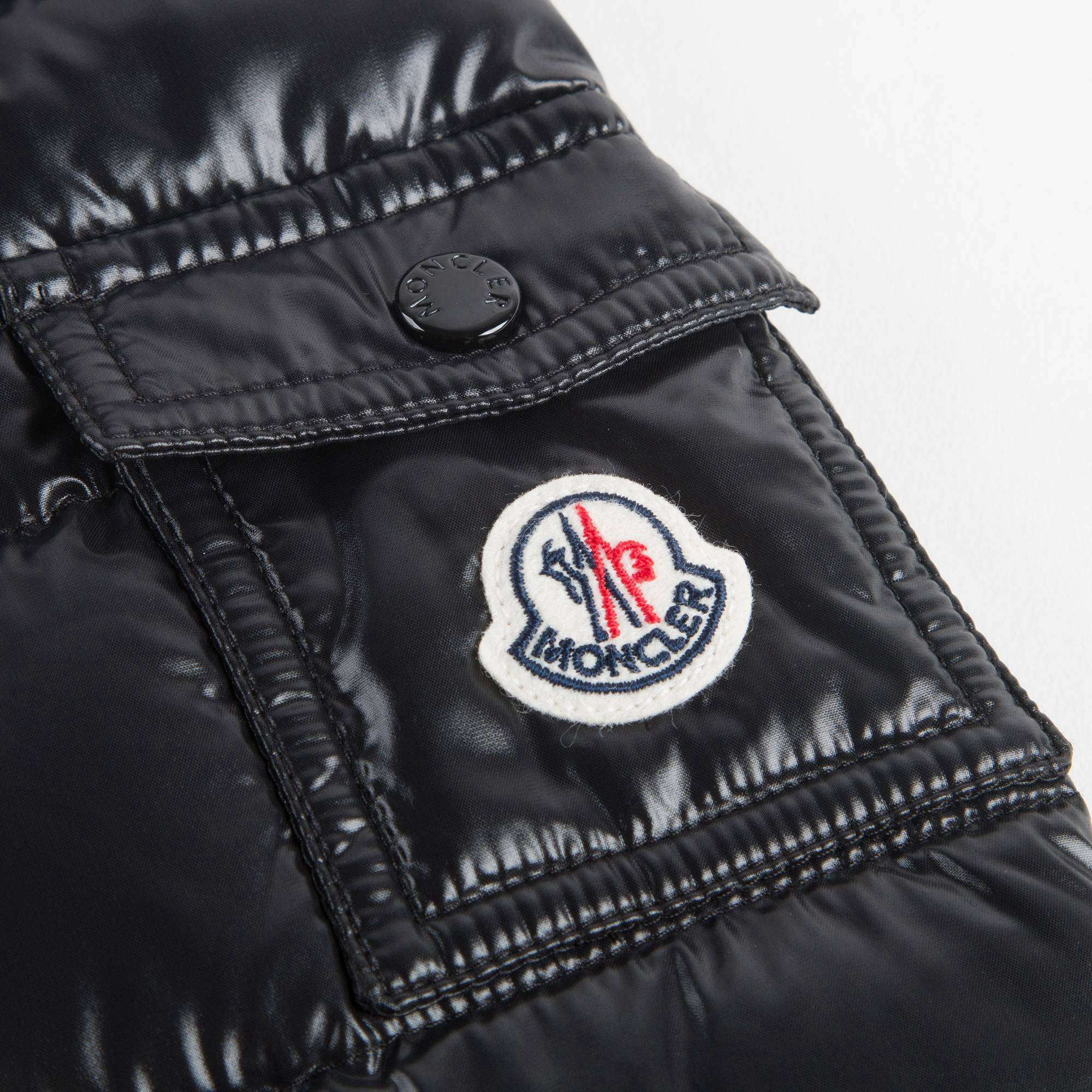 Girls Black "Bady" Down Padded Jacket