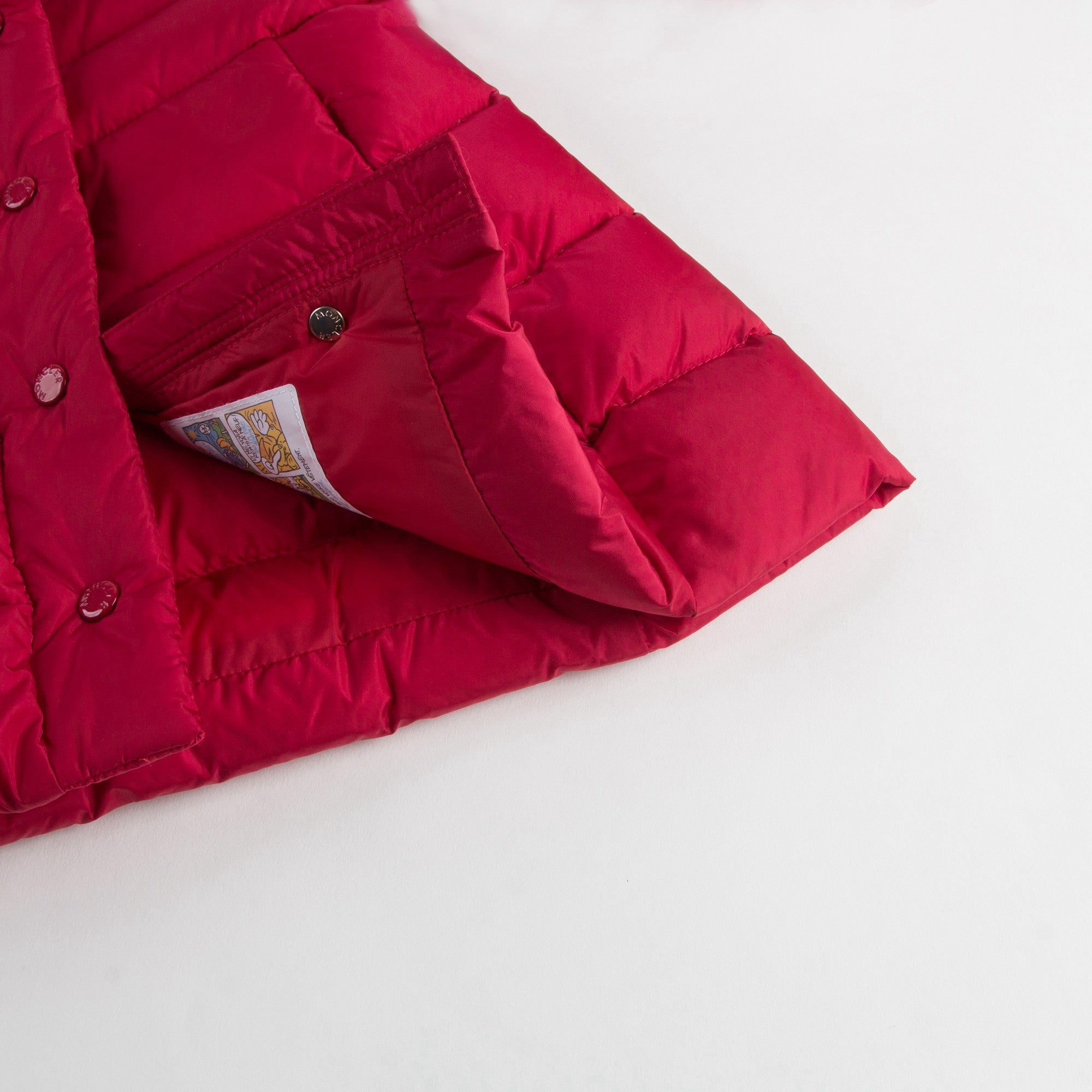 Baby Girls Red 'New Neste" Down Padded Coat